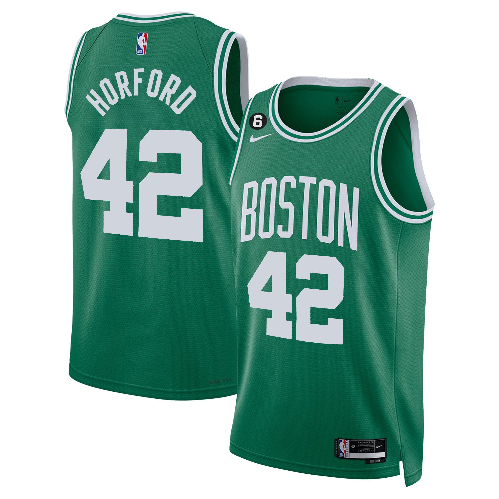 Al Horford Men's Boston Celtics Bill Russell Patch Collection Icon Jersey - All Stitched