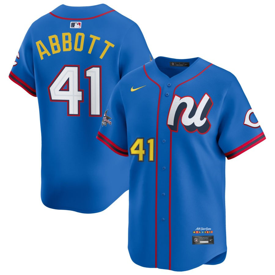 Andrew Abbott National League 2025 All-Star Edition Limited Men Jersey - Blue (1)
