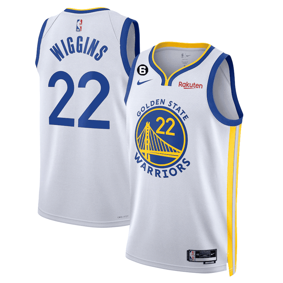 Andrew Wiggins Men's Golden State Warriors 2022/23 Association Jersey Collection - All Stitched