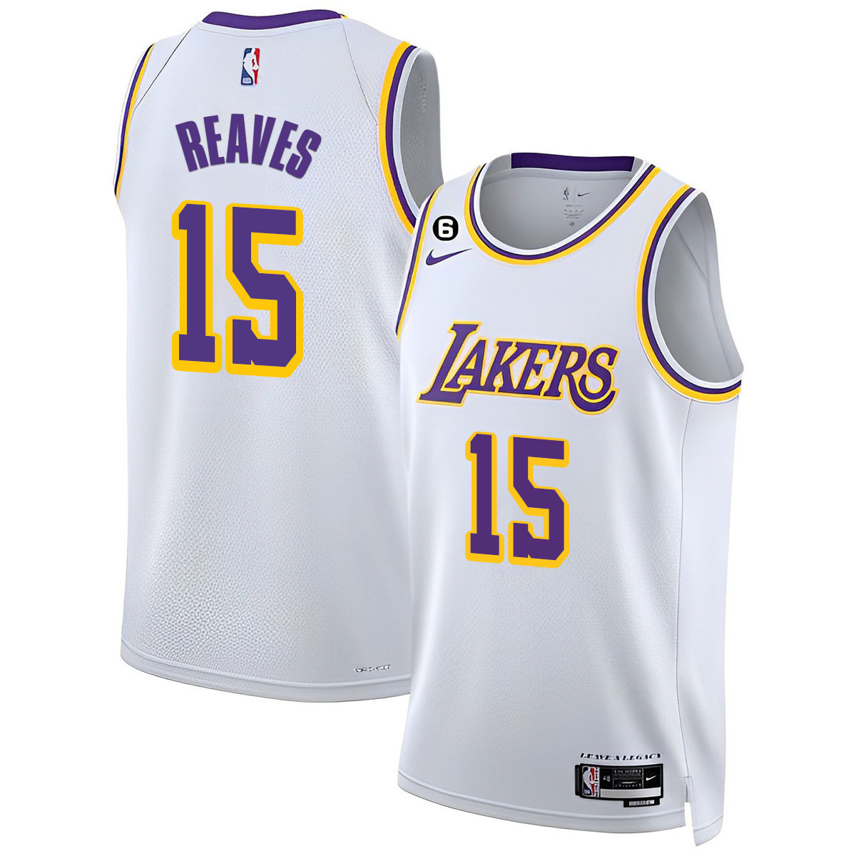 Austin Reaves Men's Los Angeles Lakers 2023 Association Jersey Collection - All Stitched