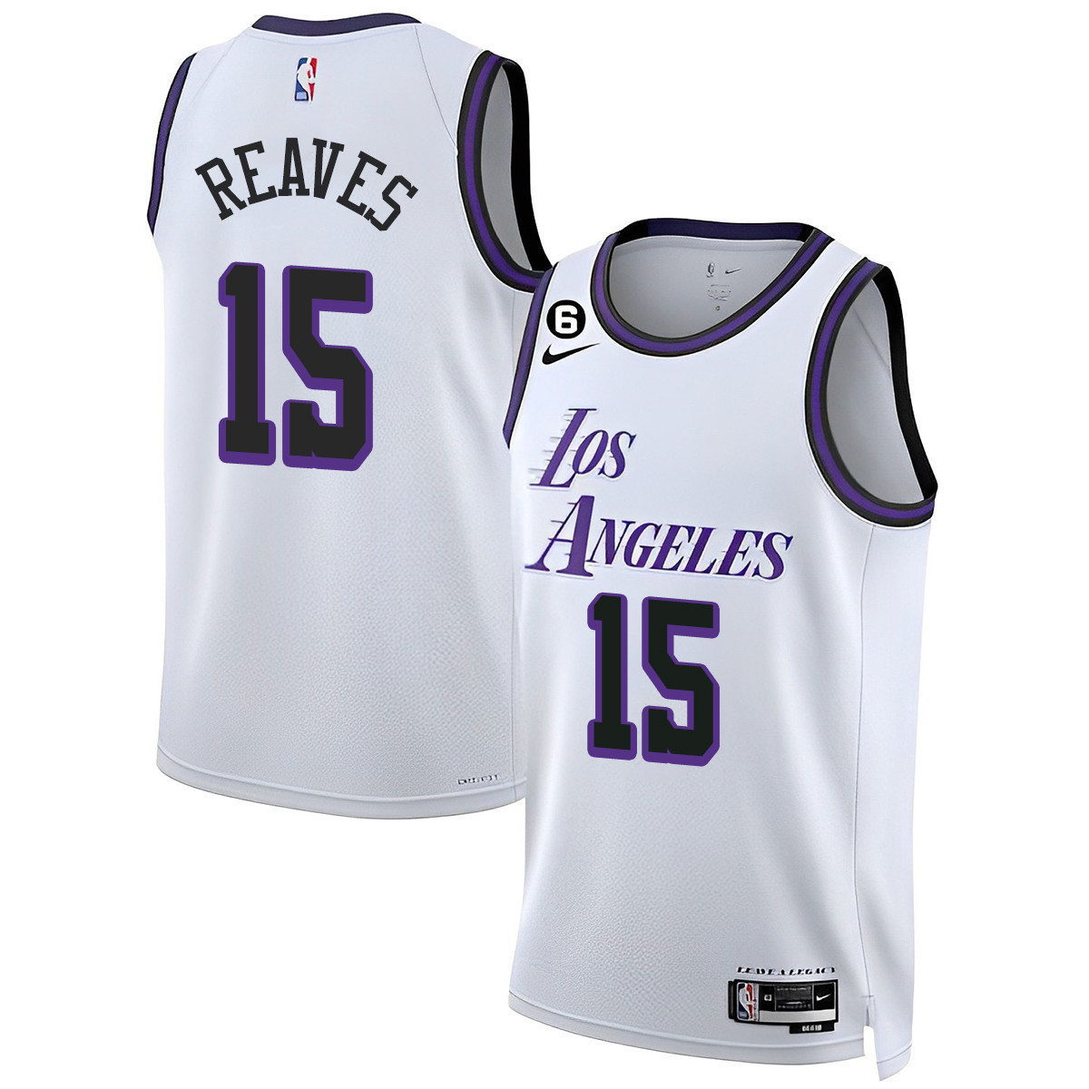 Austin Reaves Men's Los Angeles Lakers 2023 City Jersey Collection - All Stitched