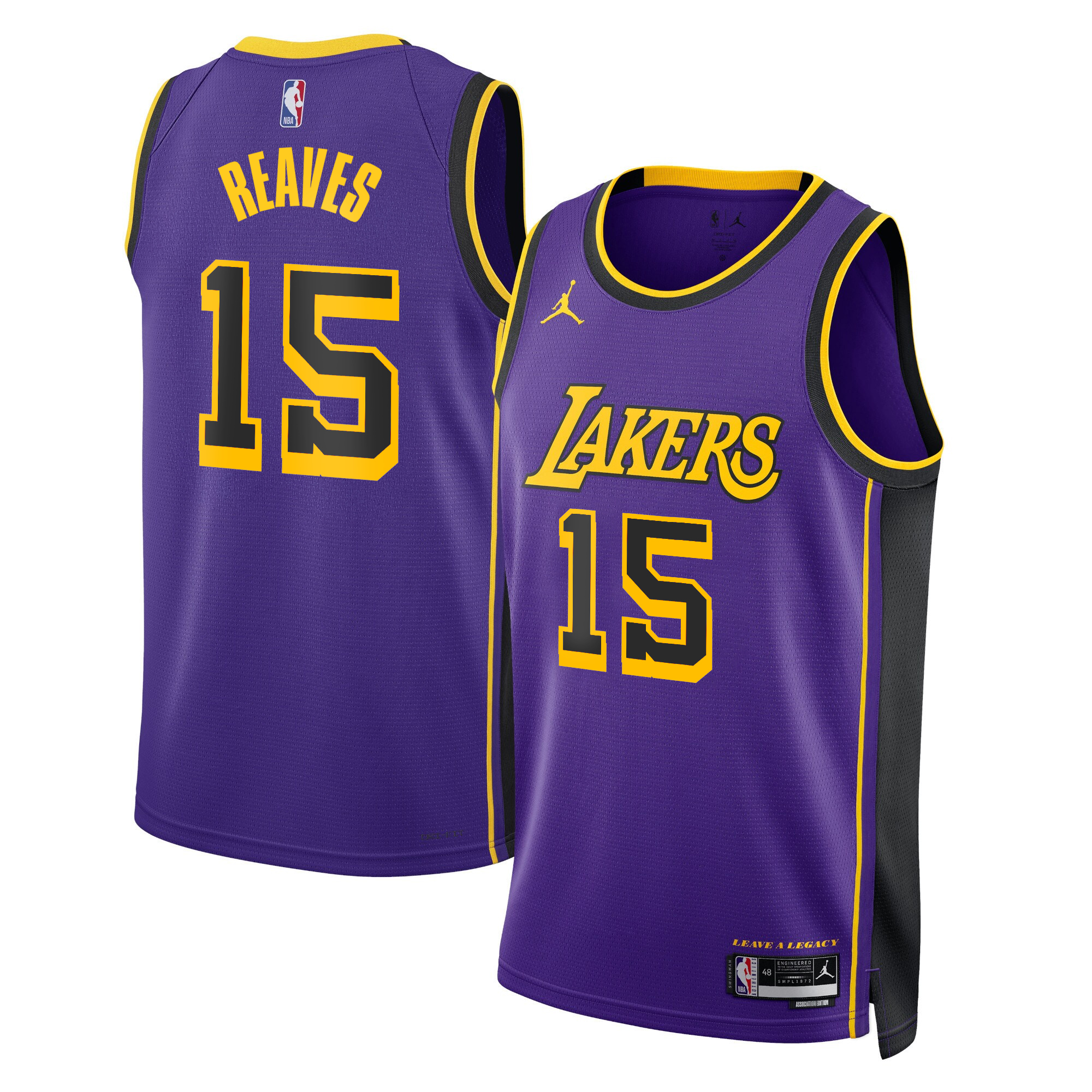 Austin Reaves Men's Los Angeles Lakers Swingman Statement Jersey - All Stitched