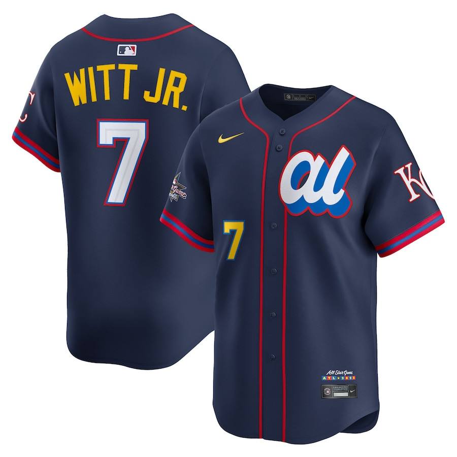 Bobby Witt Jr. American League 2025 All-Star Edition Limited Men Jersey - Navy (1)