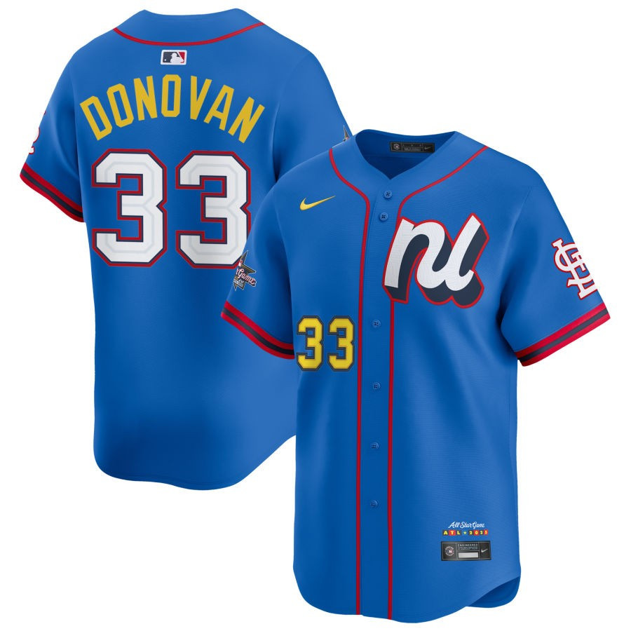 Brendan Donovan National League 2025 All-Star Edition Limited Men Jersey - Blue (1)