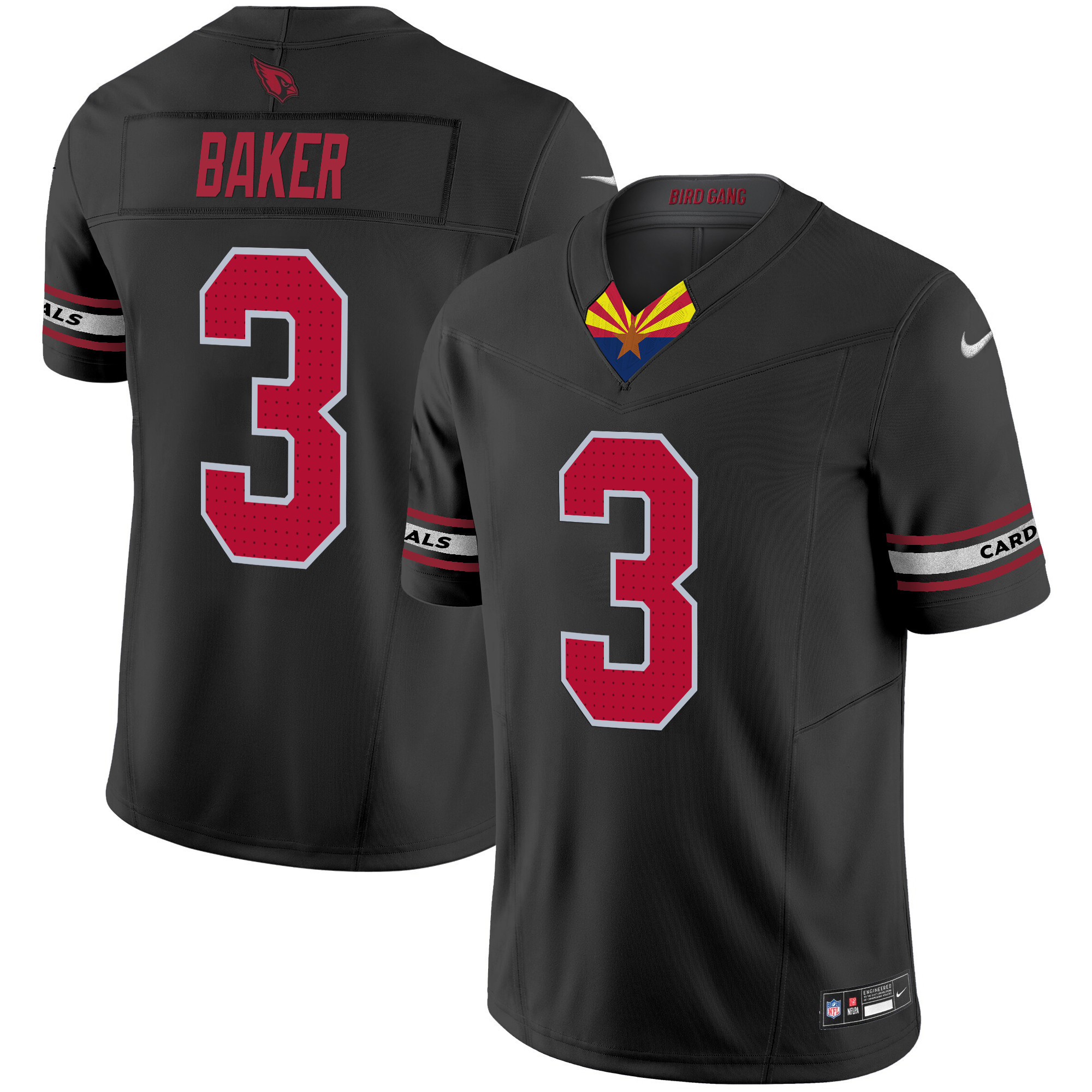 Budda Baker Men's Arizona Cardinals 2024 Special Vapor Limited Black Jersey V2 - All Stitched