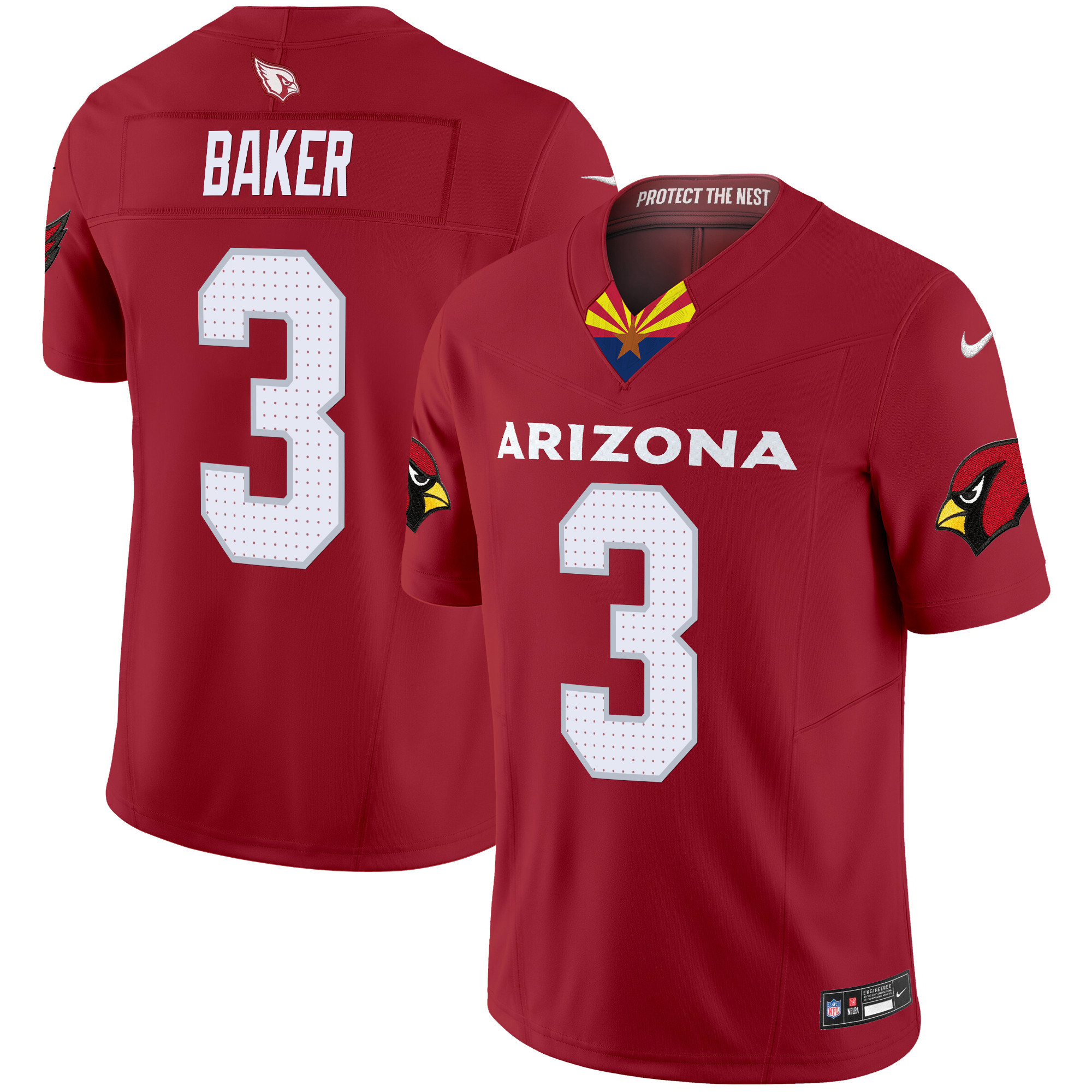 Budda Baker Men's Arizona Cardinals 2024 Special Vapor Limited Red Jersey V2 - All Stitched