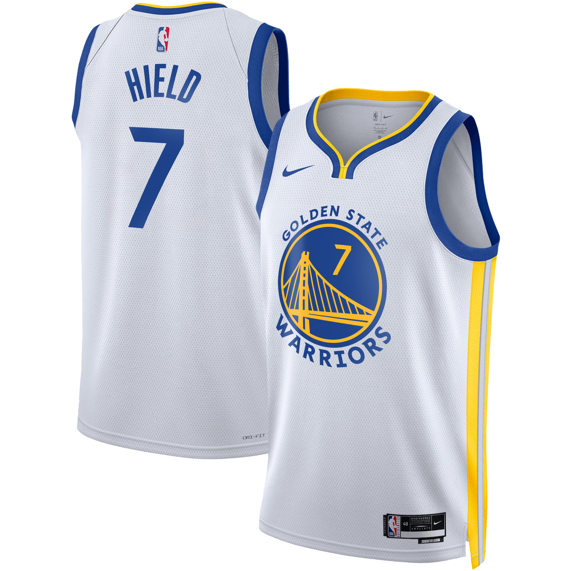 Buddy Hield Men's Golden State Warriors 2025 Swingman Association Jersey - All Stitched