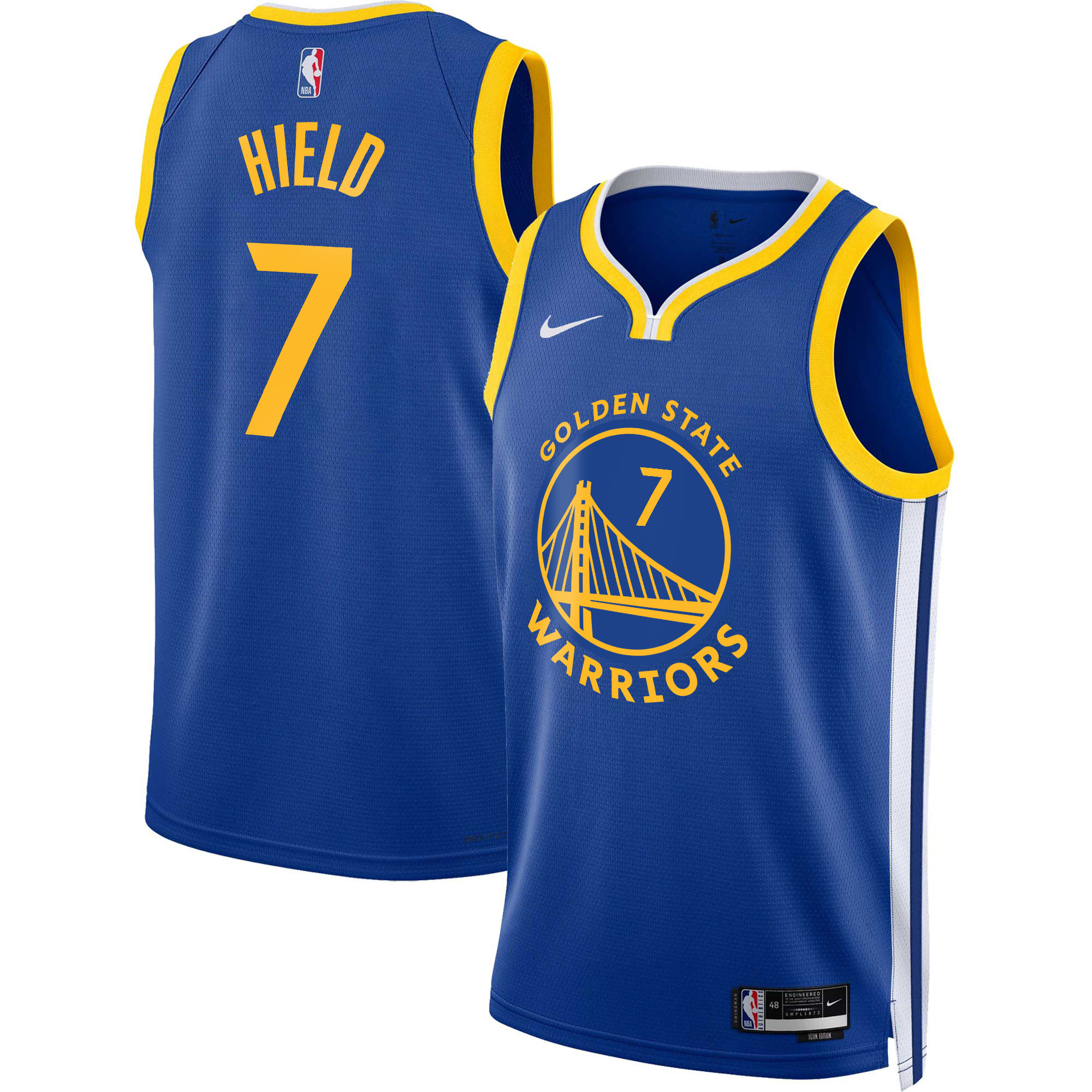 Buddy Hield Men's Golden State Warriors 2025 Swingman Icon Jersey - All Stitched