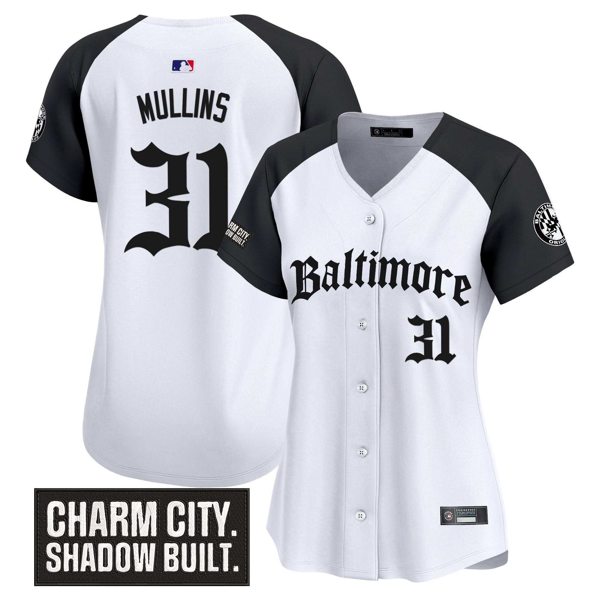 Cedric Mullins Women's Baltimore Orioles Gothic Harbor Edition Vapor Premier Limited Alternate Jersey - All Stitched