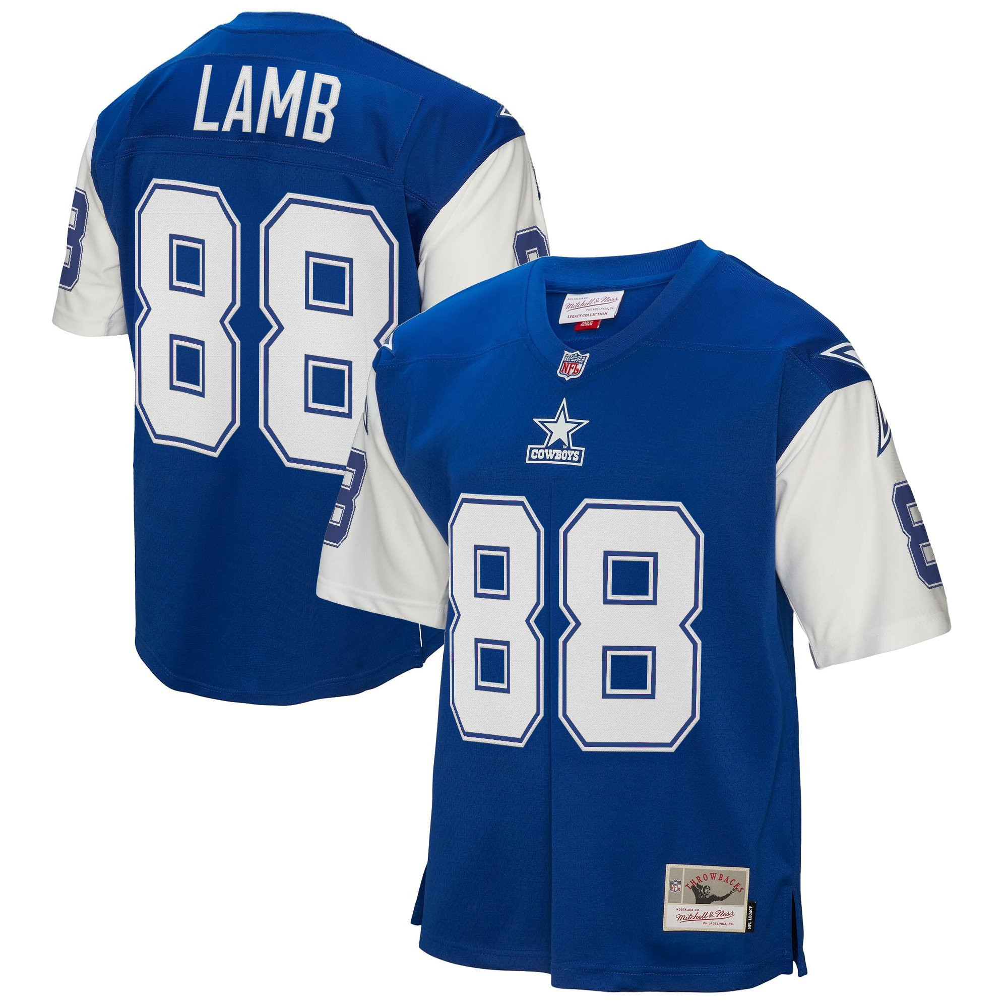 CeeDee Lamb Men's Dallas Cowboys Throwback Player Royal Jersey - All Stitched