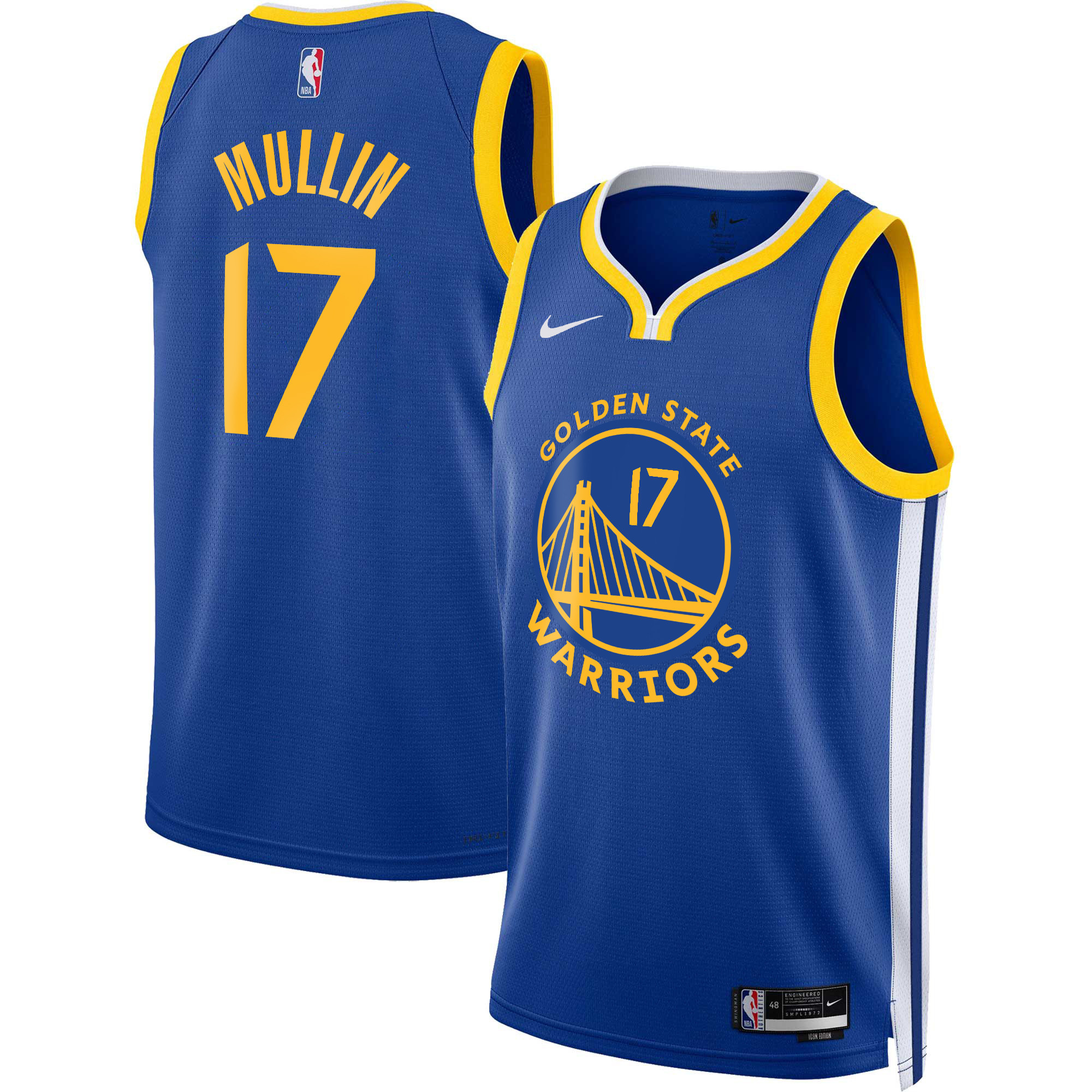 Chris Mullin Men's Golden State Warriors 2025 Swingman Icon Jersey - All Stitched