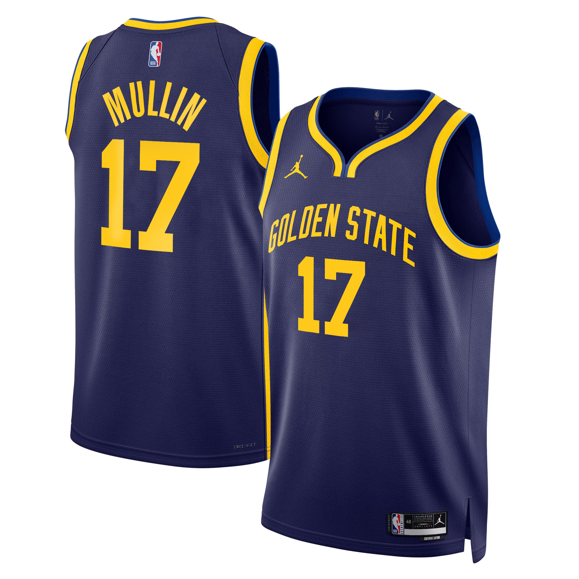 Chris Mullin Men's Golden State Warriors 2025 Swingman Statement Jersey - All Stitched