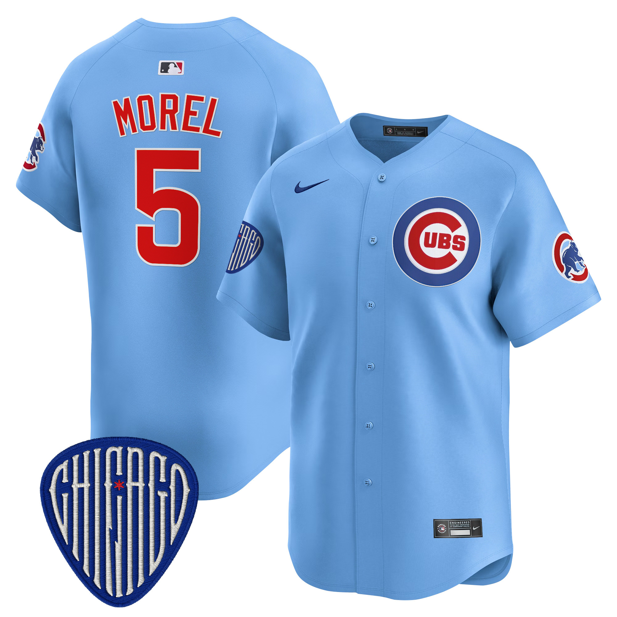 Christopher Morel Men's Chicago Cubs 2025 Vapor Premier Limited Blue Jersey - All Stitched