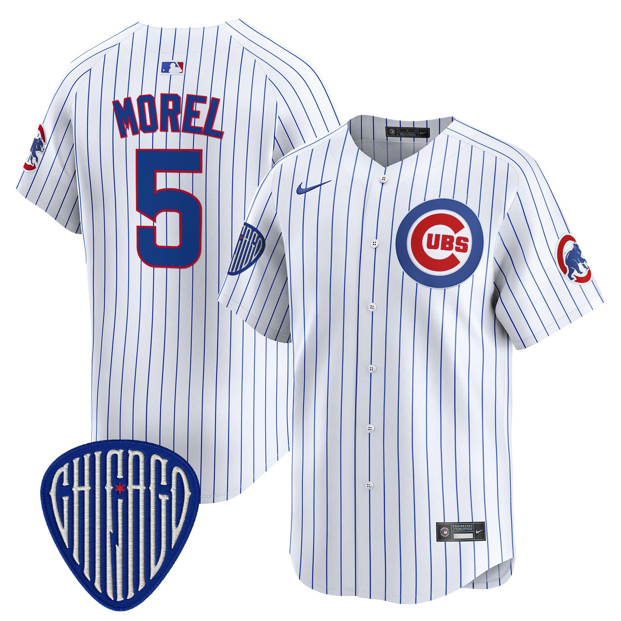 Christopher Morel Men's Chicago Cubs 2025 Vapor Premier Limited White Jersey - All Stitched