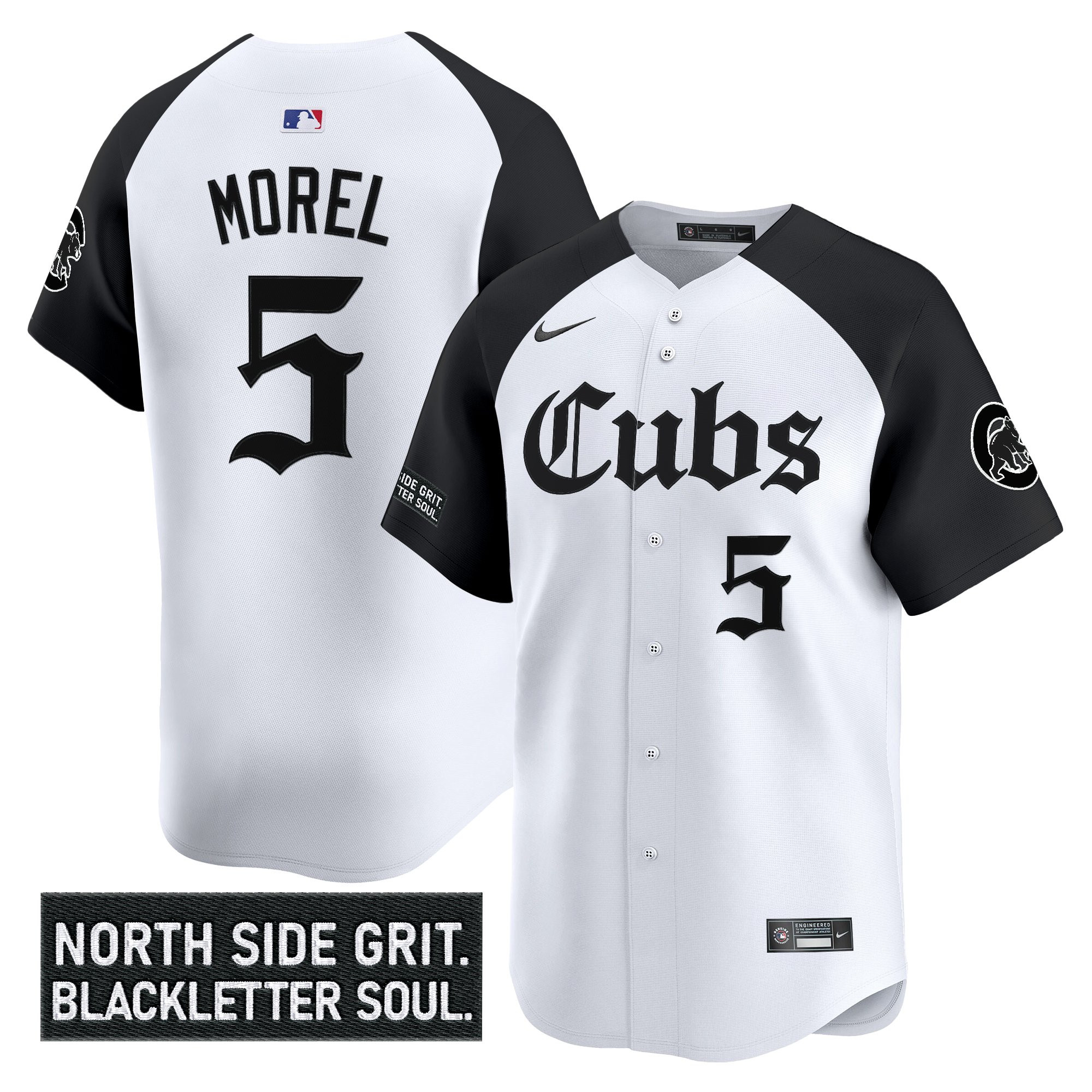 Christopher Morel Men's Chicago Cubs 'Gothic North Side Edition Vapor Premier Limited Alternate Jersey - All Stitched