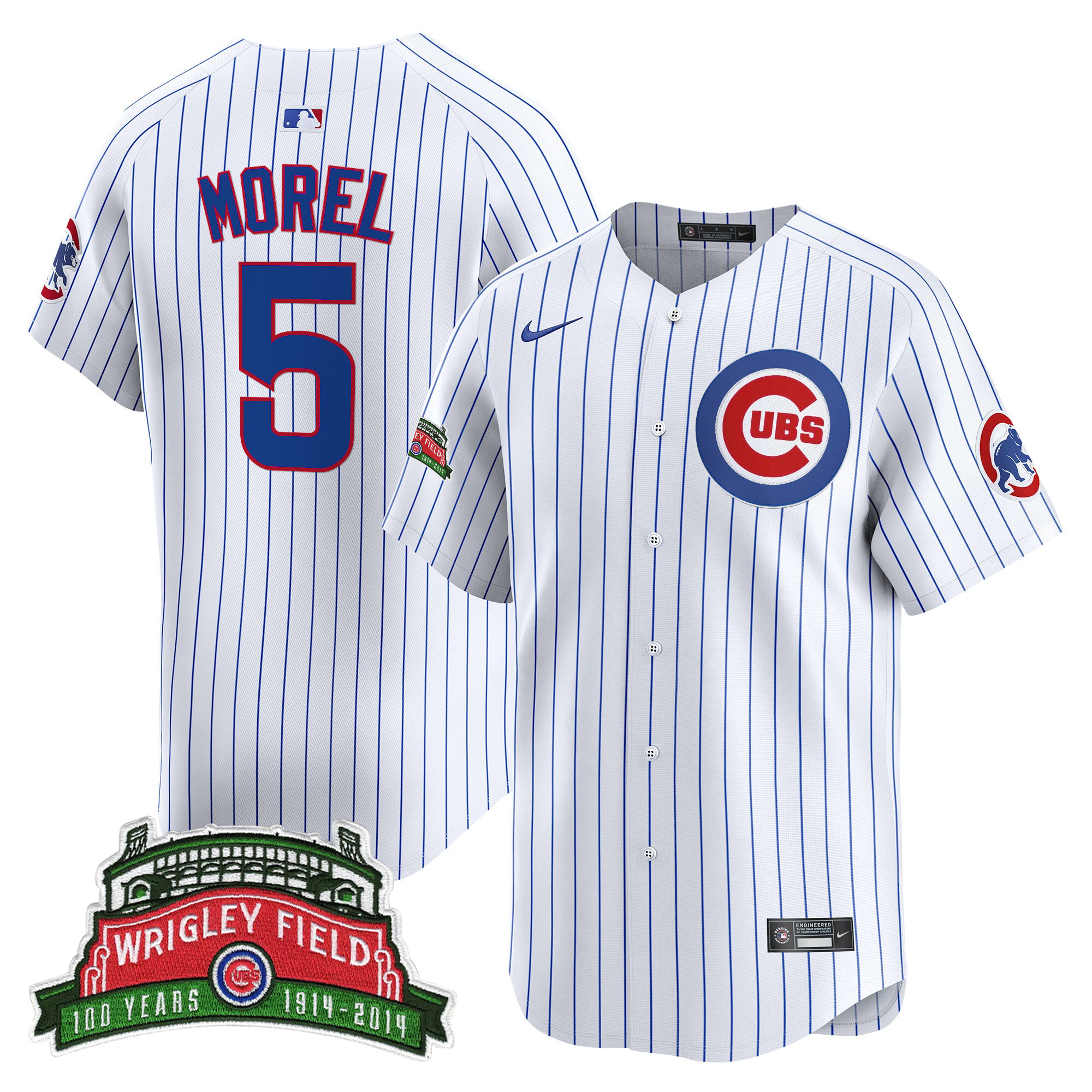 Christopher Morel Men's Chicago Cubs Wrigley Field Style Vapor Premier Limited Pinstripe Jersey - All Stitched