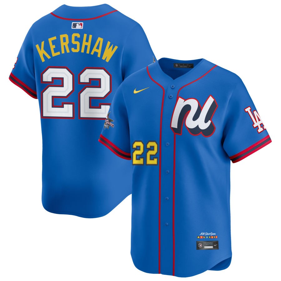 Clayton Kershaw National League 2025 All-Star Edition Limited Men Jersey - Blue (1)
