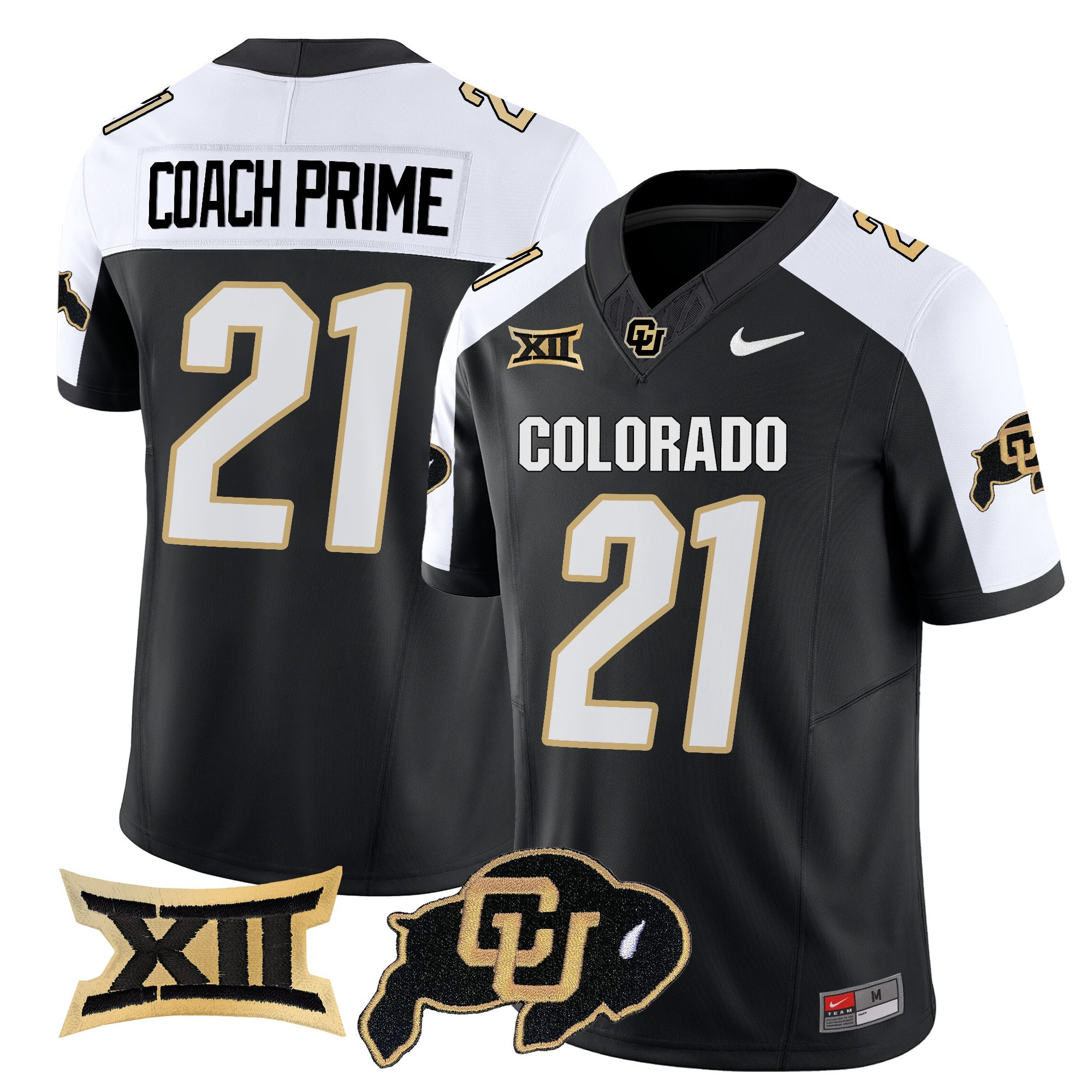 Coach Prime Men's Colorado Buffaloes 2025 Vapor Limited Alternate Jersey - All Stitched