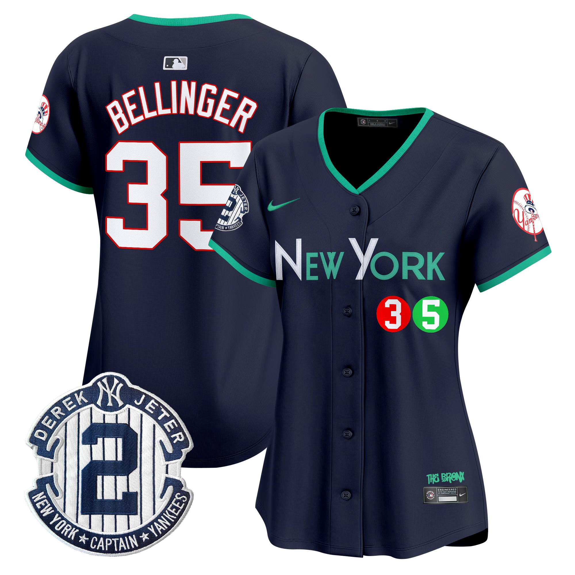 Cody Bellinger Women's New York Yankees City Connect Vapor Premier Limited Navy Jersey - All Stitched