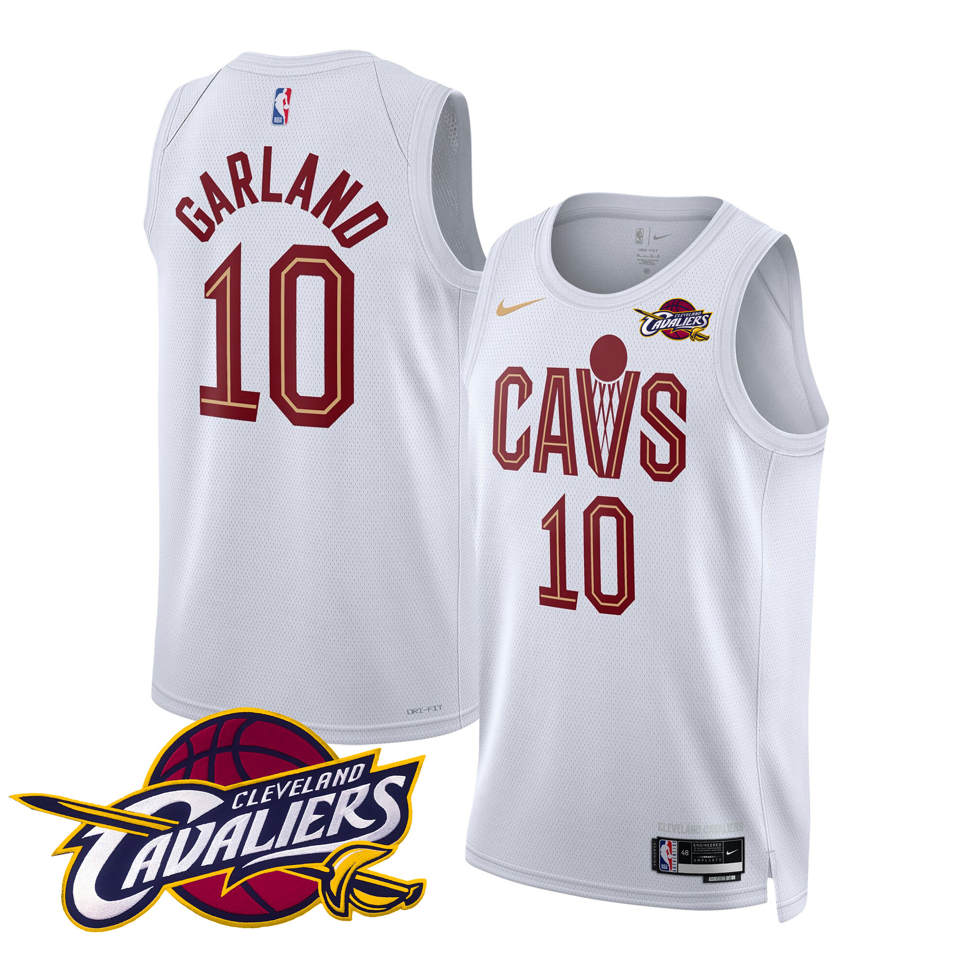 Darius Garland Men's Cleveland Cavaliers Swingman Association Jersey V2 - All Stitched