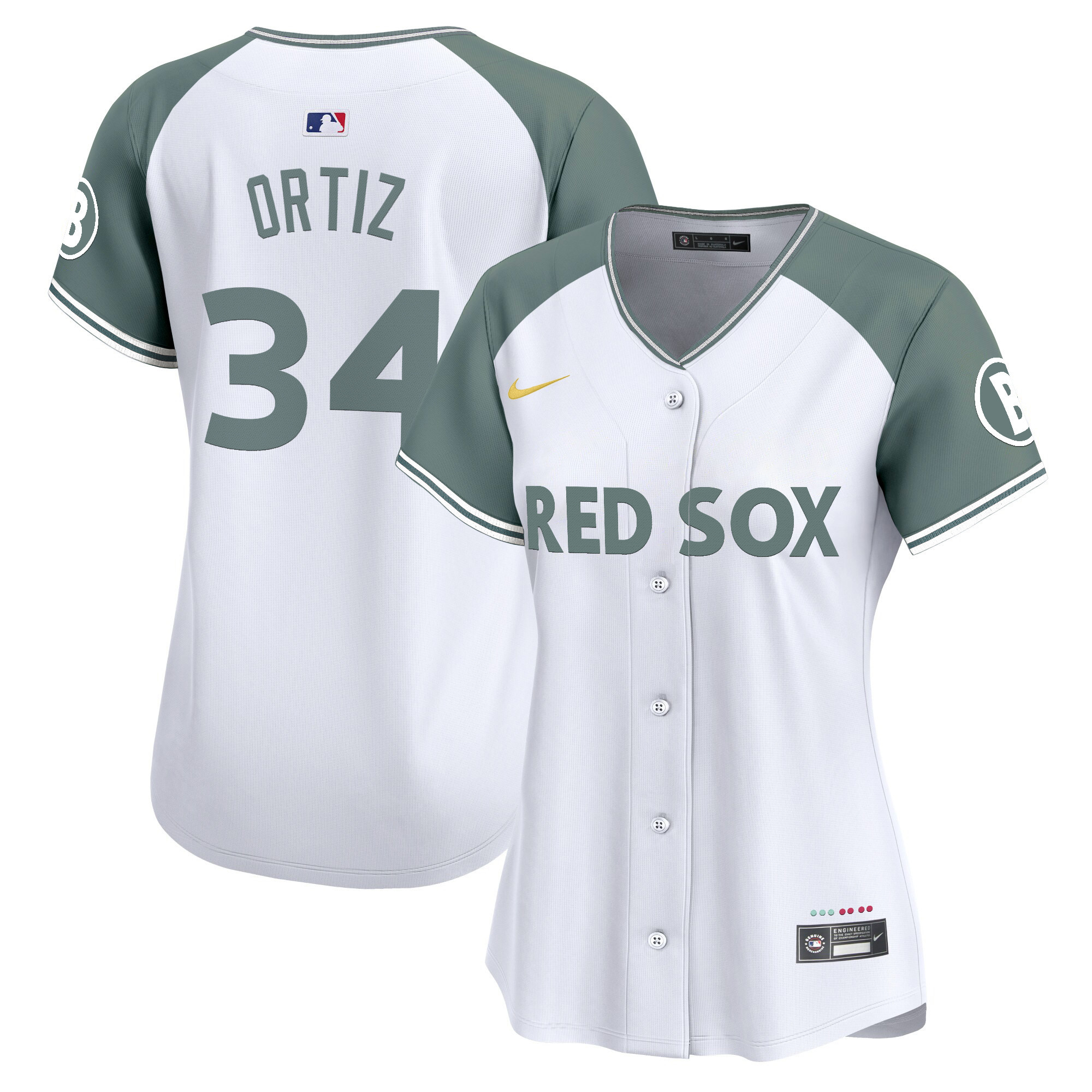 David Ortiz Women's Boston Red Sox 2025 City Connect Vapor Premier Limited Alternate Jersey - All Stitched