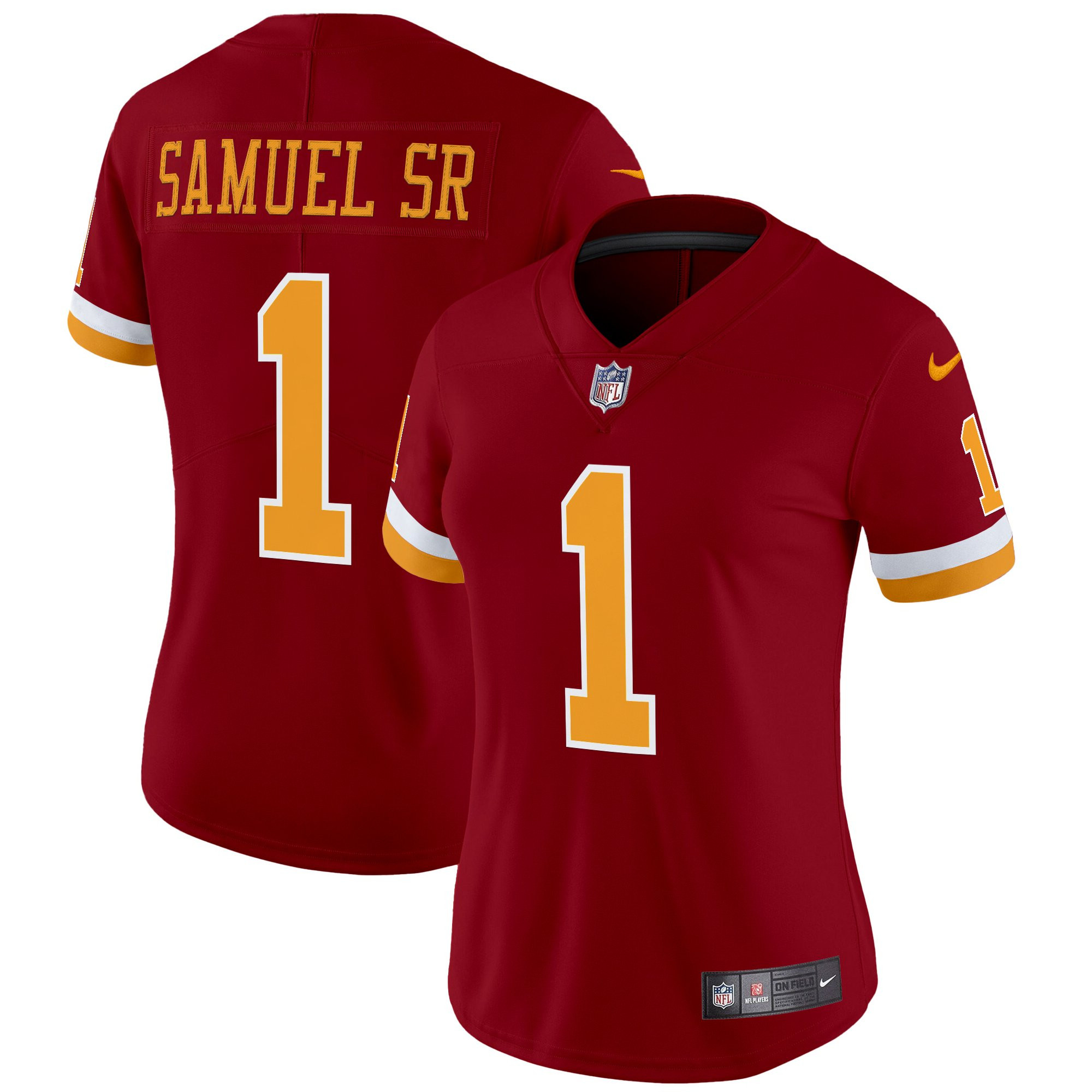 Deebo Samuel Sr. Women's Washington Commanders Throwback Vapor Limited Burgundy Jersey - All Stitched