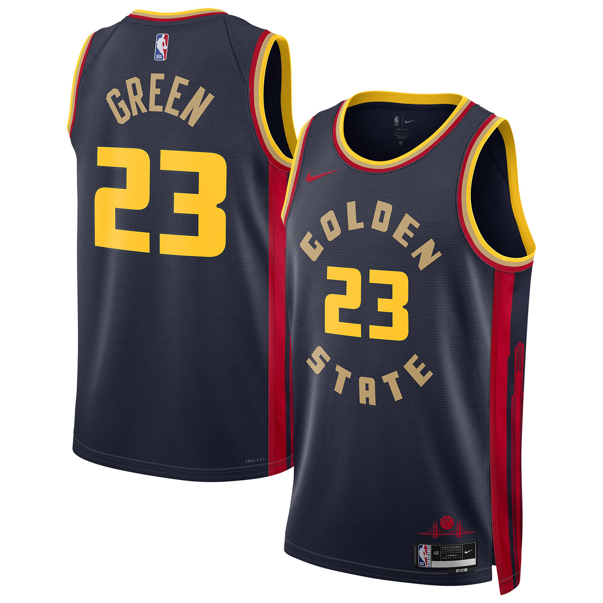Draymond Green Men's Golden State Warriors 2025 Swingman 24/25 City Jersey - All Stitched