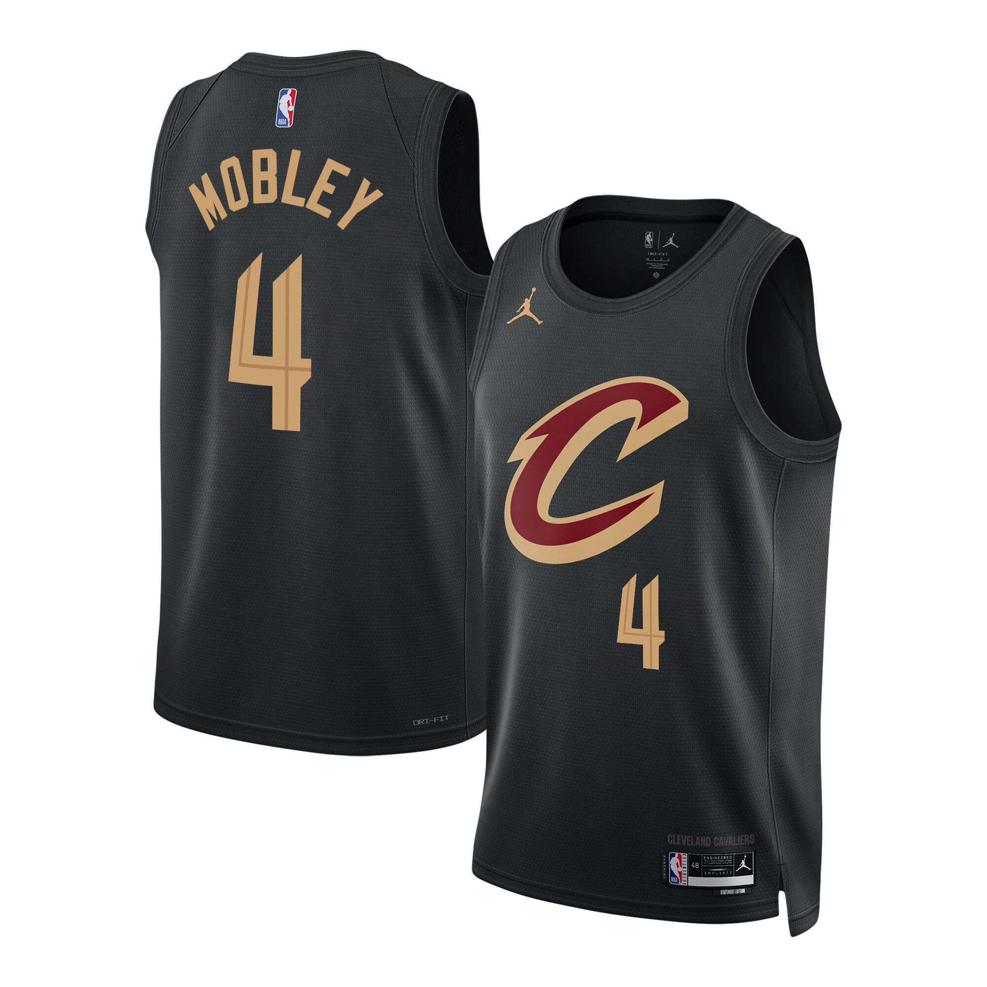 Evan Mobley Men's Cleveland Cavaliers Swingman Statement Jersey - All Stitched