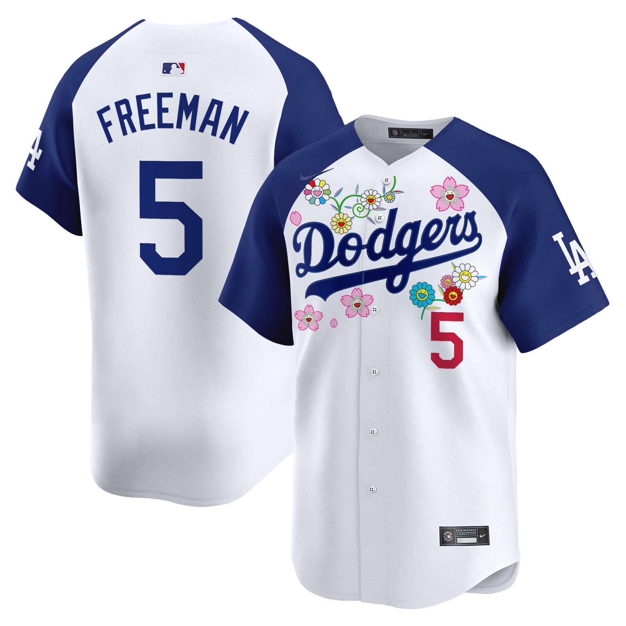Freddie Freeman Men's Los Angeles Dodgers x Takashi Murakami 2025 Vapor Premier Limited Alternate Jersey - Stitched