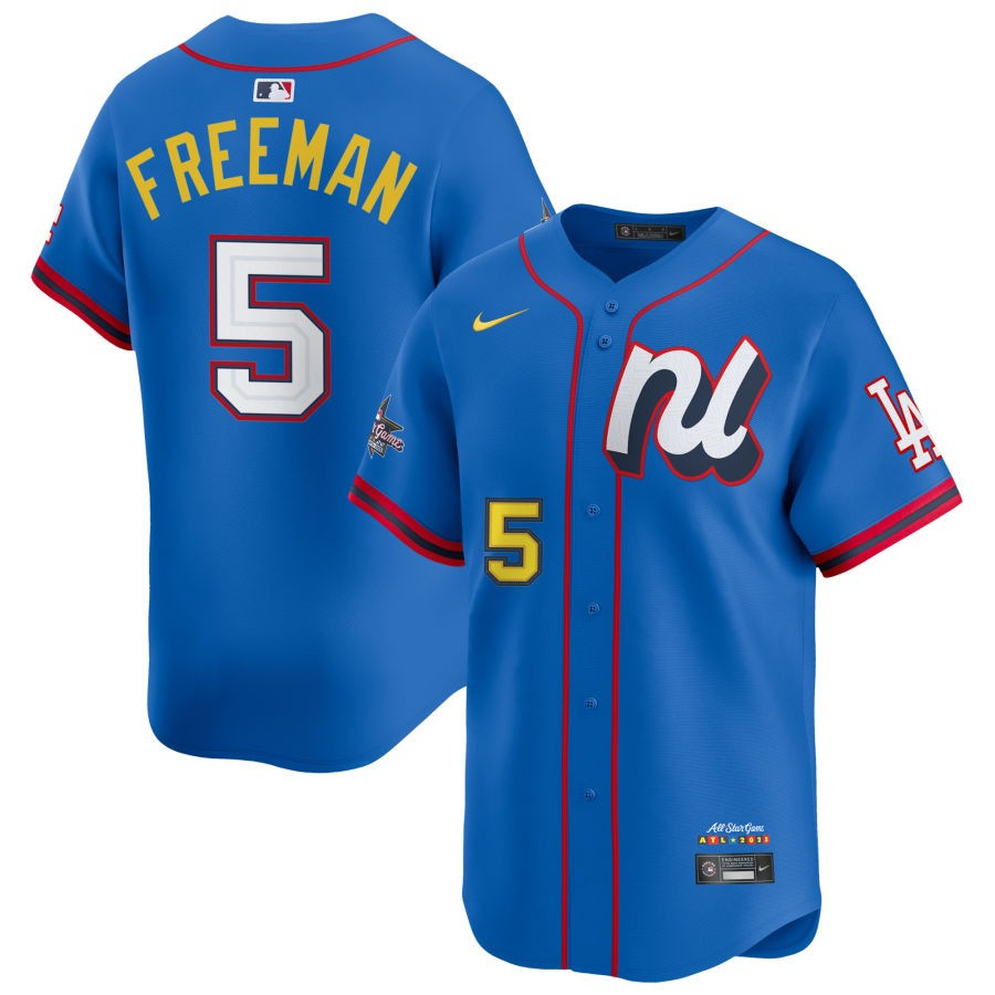 Freddie Freeman National League 2025 All-Star Edition Limited Men Jersey - Blue (1)
