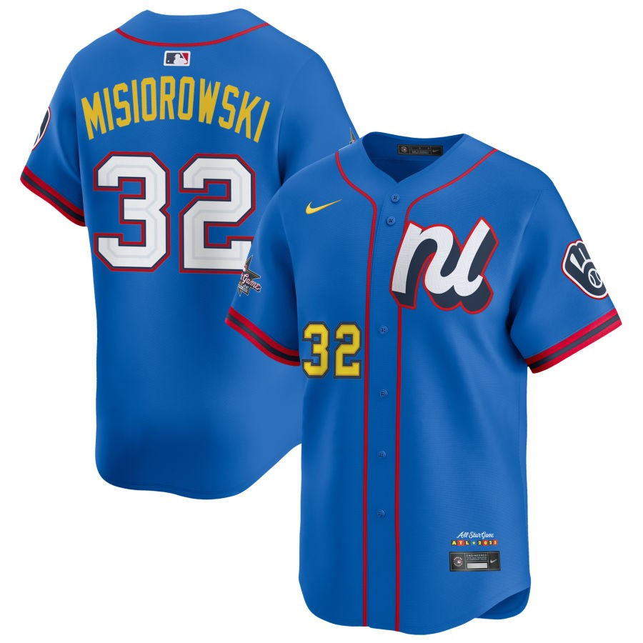 Jacob Misiorowski National League 2025 All-Star Edition Limited Men Jersey - Blue (2)
