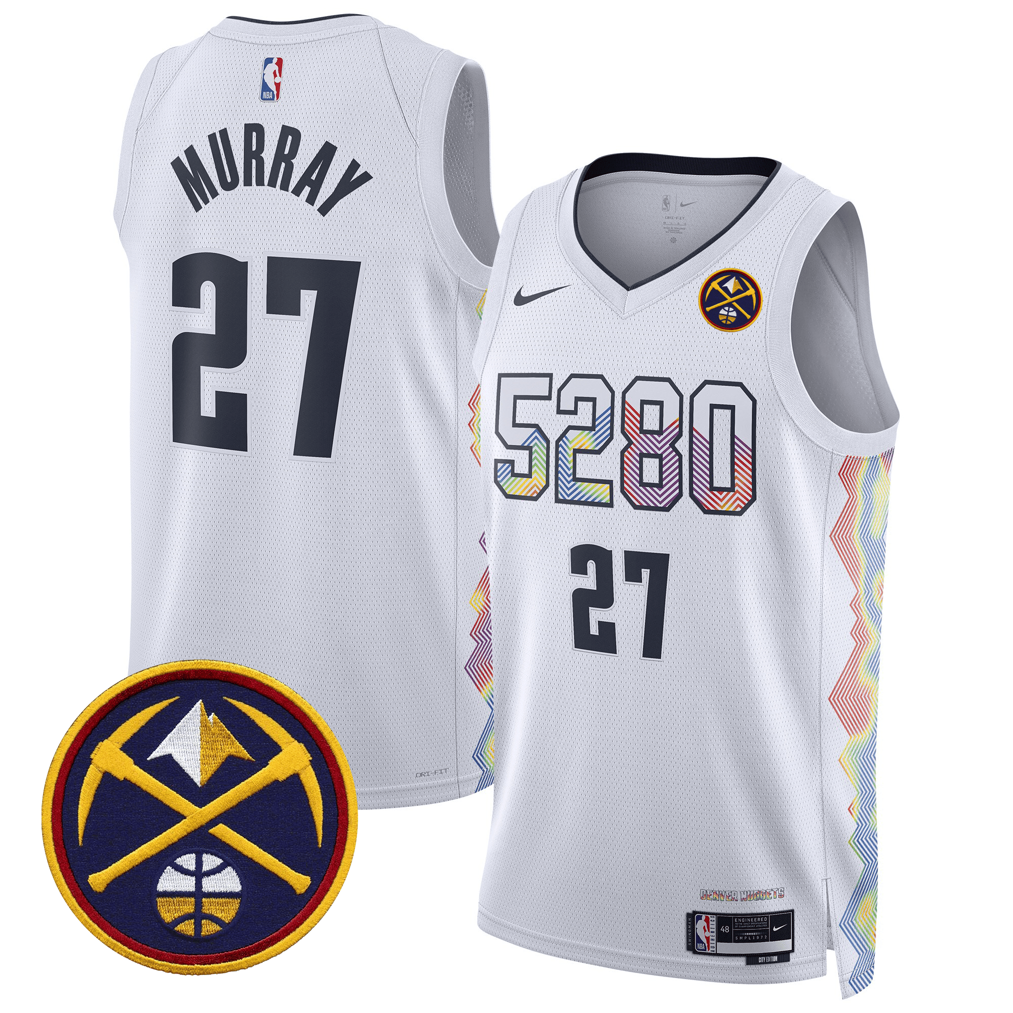 Jamal Murray Men's Denver Nuggets Swingman 24/25 City Jersey - All Stitched