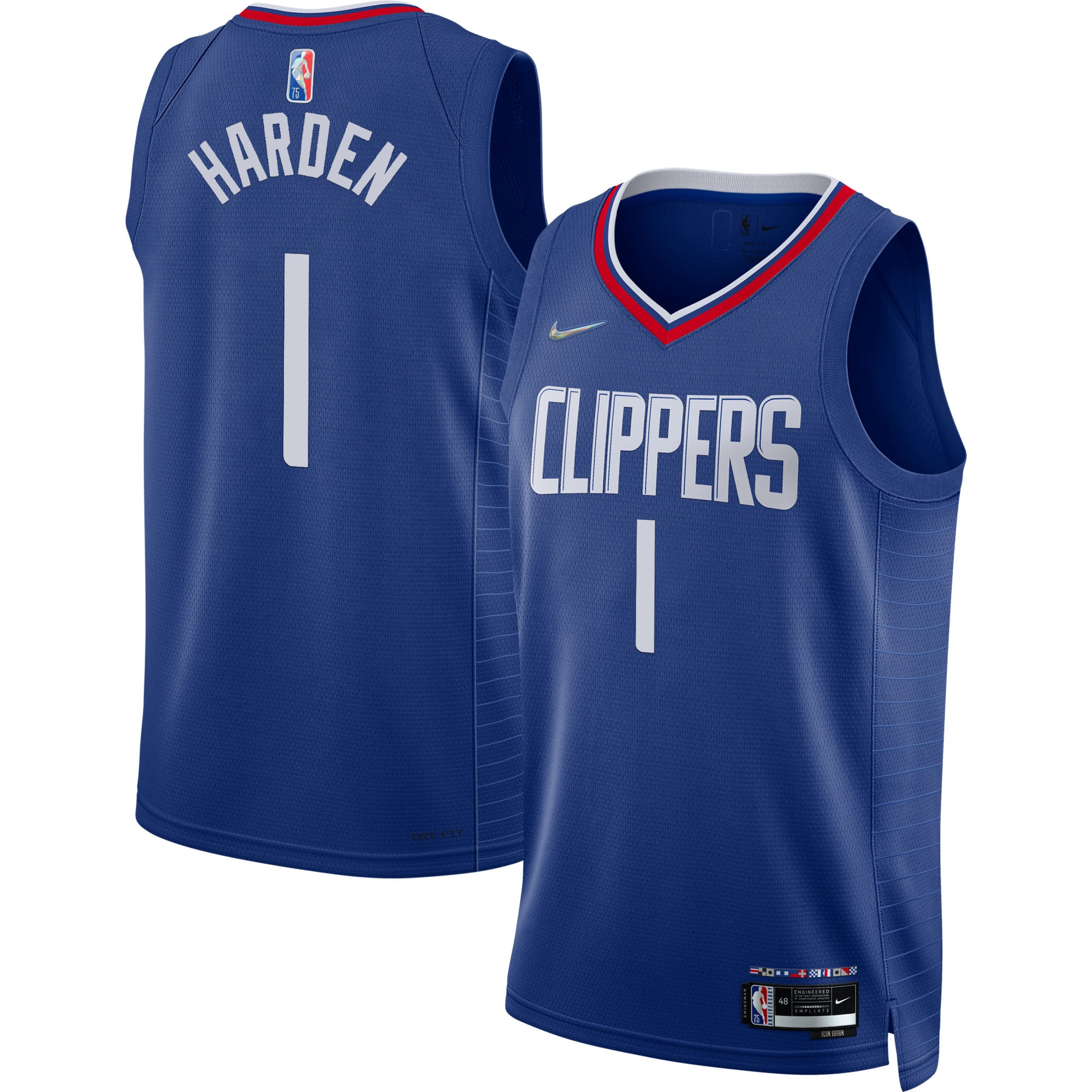 James Harden Men's Los Angeles Clippers Swingman Icon Jersey - All Stitched