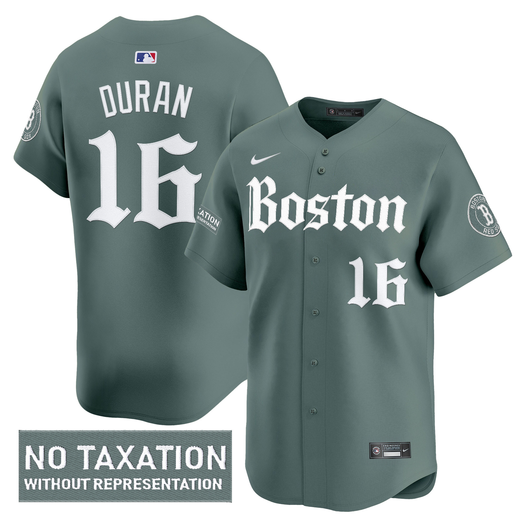 Jarren Duran Men's Boston Red Sox Retro Newspaper Edition Vapor Premier Limited Green Monster Jersey - All Stitched