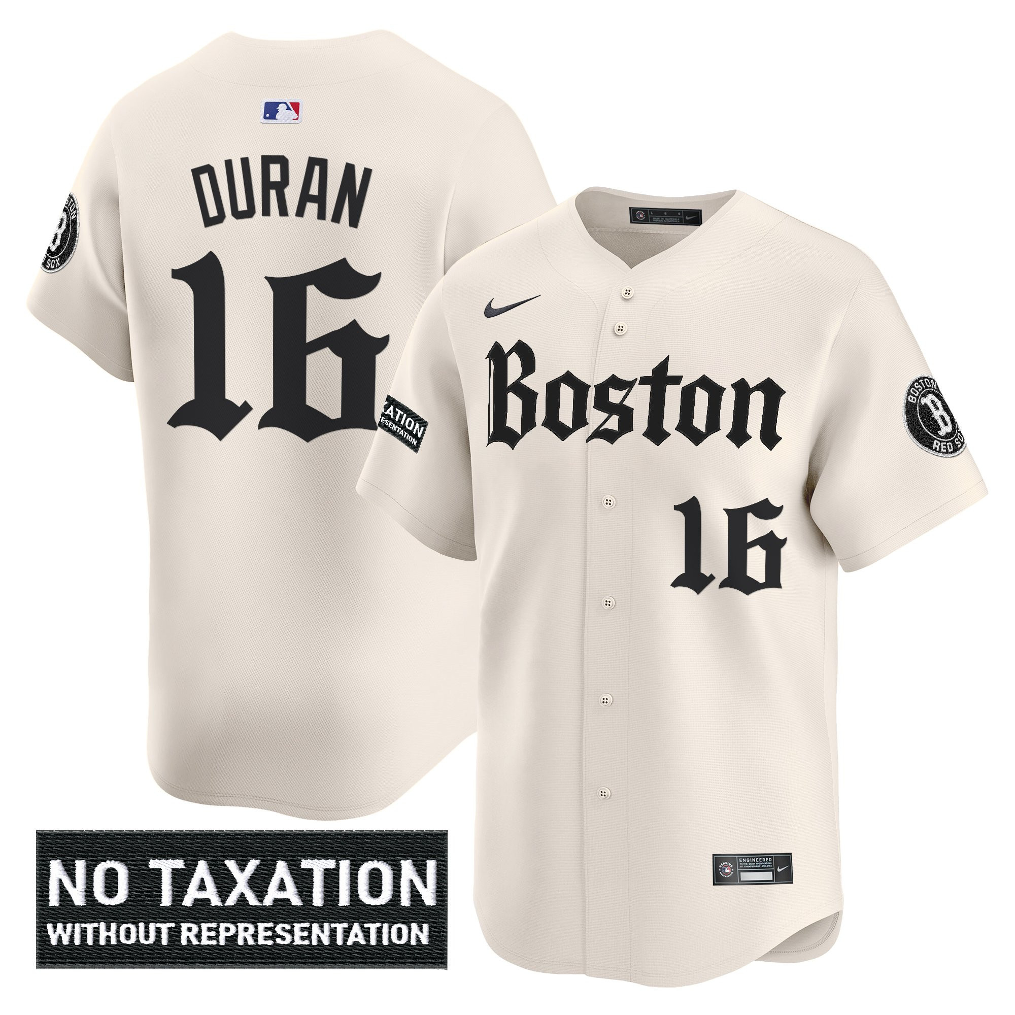 Jarren Duran Men's Boston Red Sox Retro Newspaper Edition Vapor Premier Limited Retro Newspaper Jersey - All Stitched