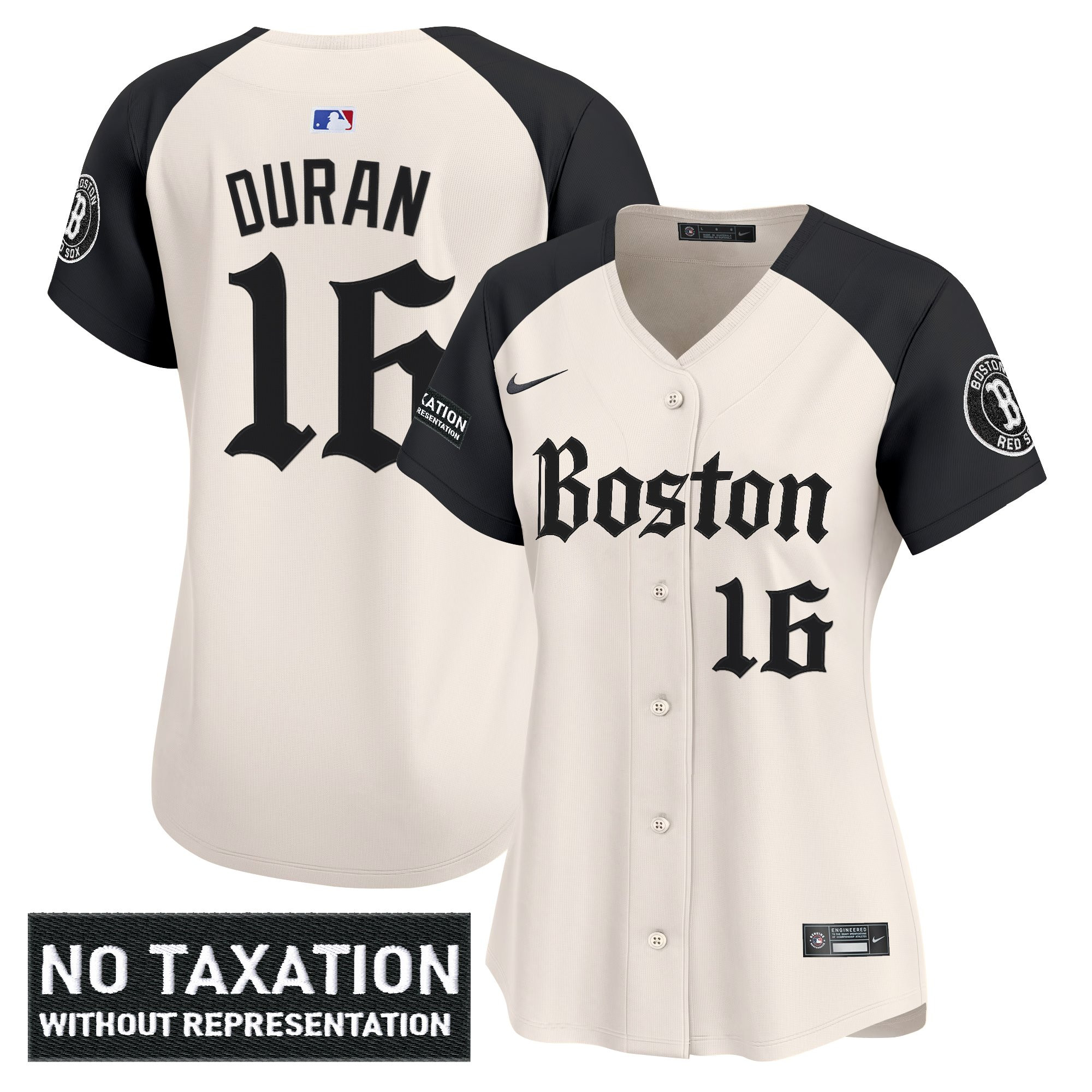 Jarren Duran Women's Boston Red Sox Retro Newspaper Edition Vapor Premier Limited Alternate Jersey - All Stitched