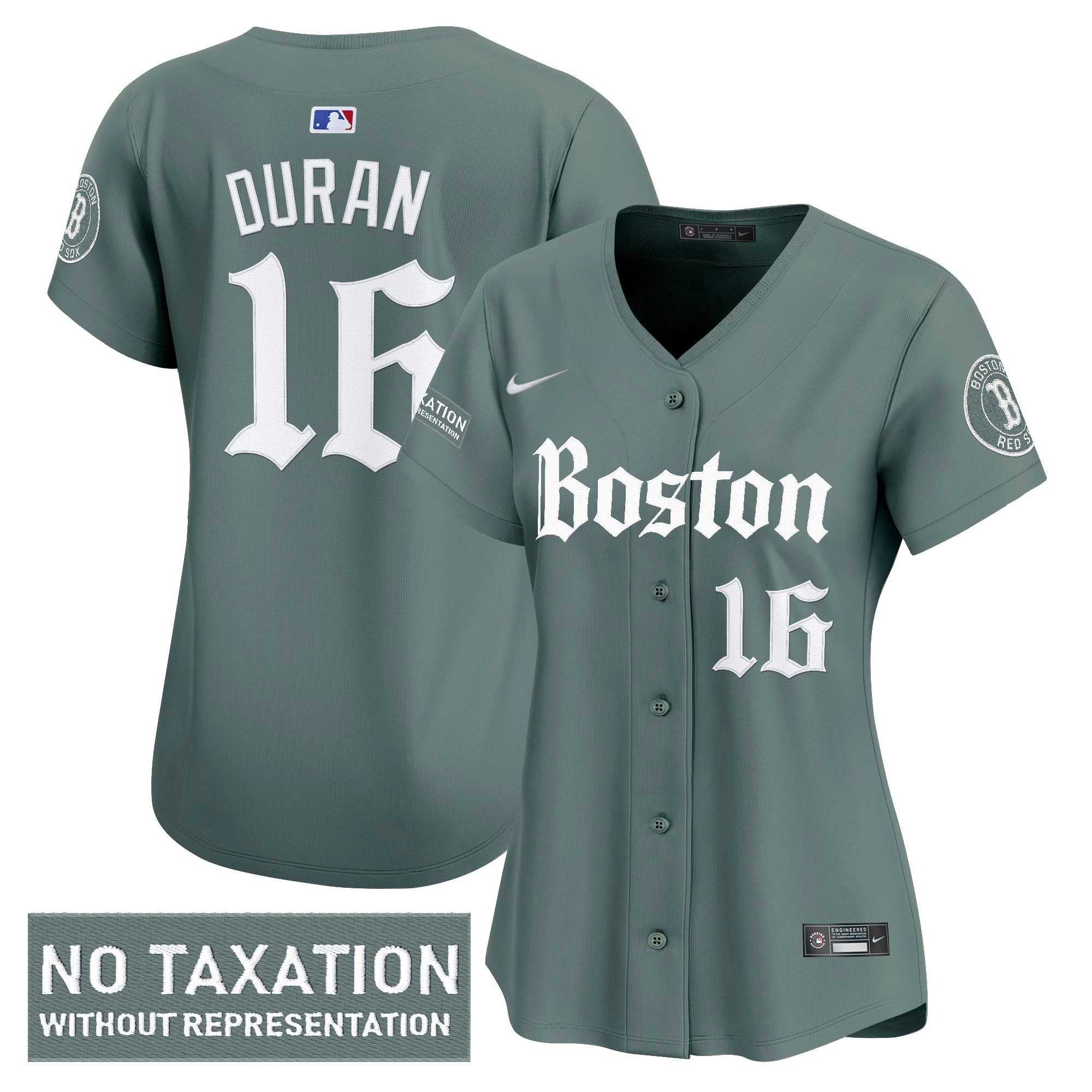 Jarren Duran Women's Boston Red Sox Retro Newspaper Edition Vapor Premier Limited Green Monster Jersey - All Stitched