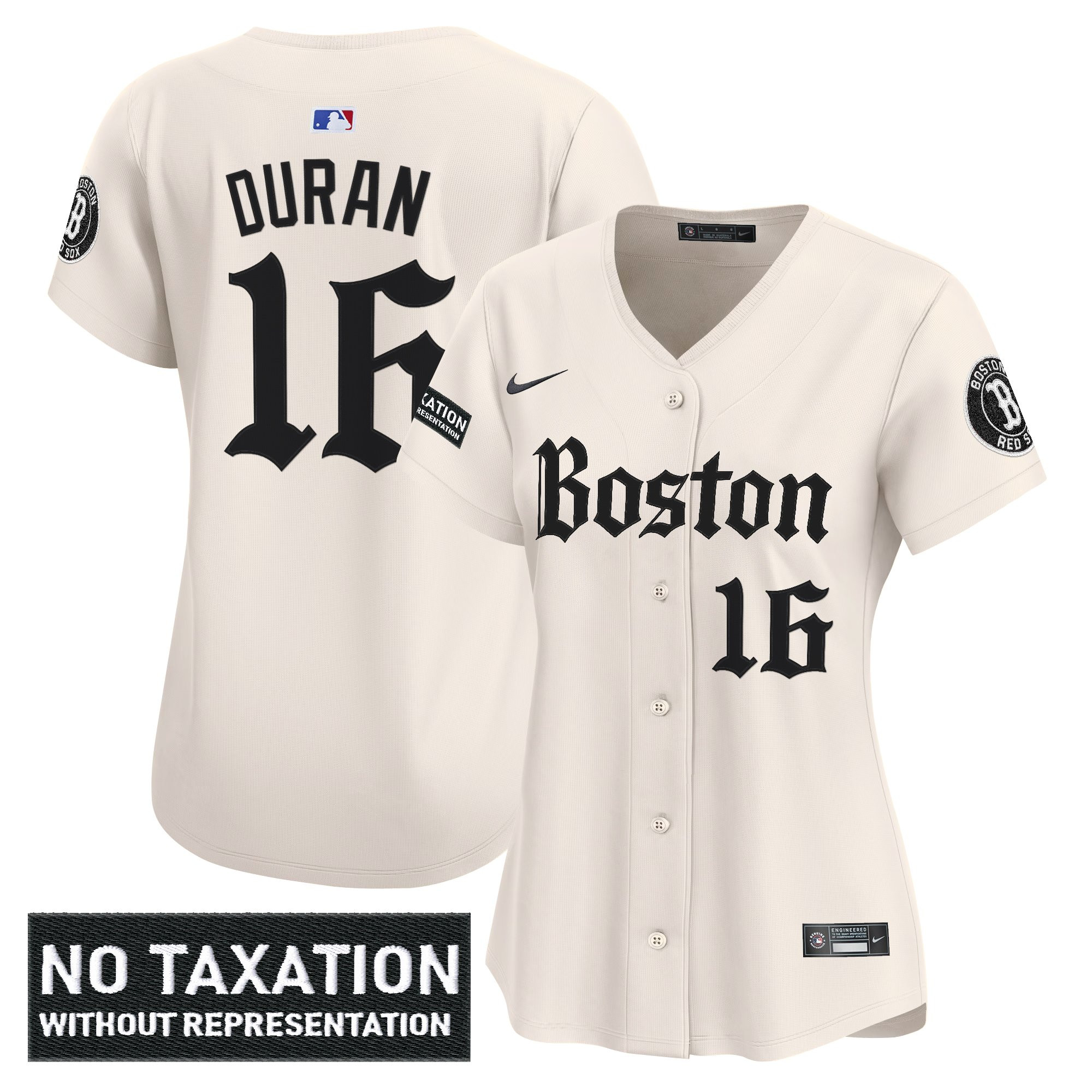 Jarren Duran Women's Boston Red Sox Retro Newspaper Edition Vapor Premier Limited Retro Newspaper Jersey - All Stitched
