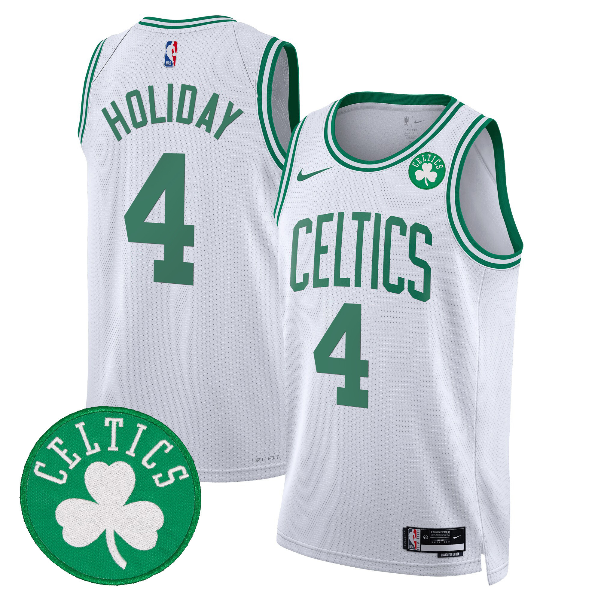 Jrue Holiday Men's Boston Celtics Swingman Association Jersey - All Stitched