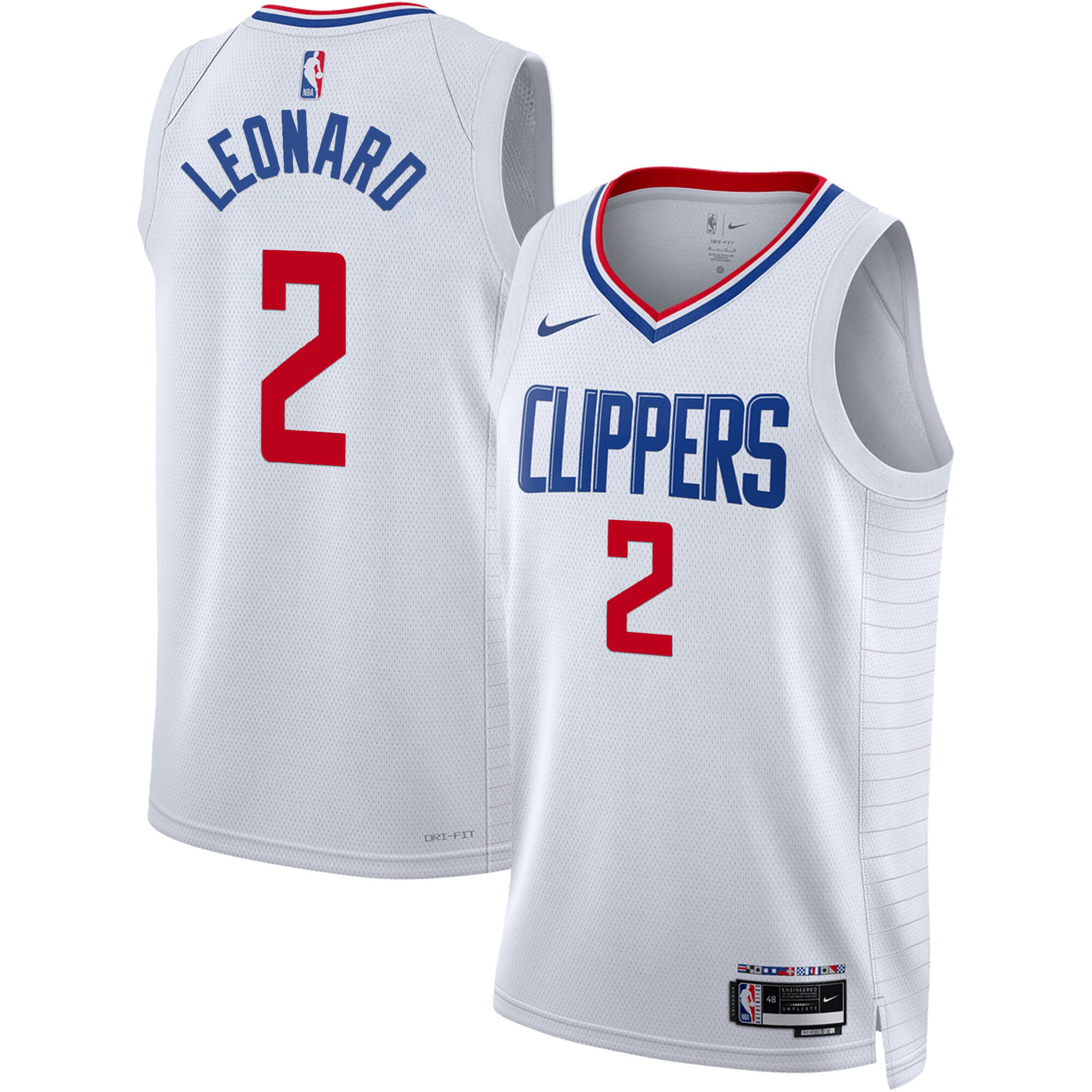 Kawhi Leonard Men's Los Angeles Clippers Swingman Association Jersey - All Stitched