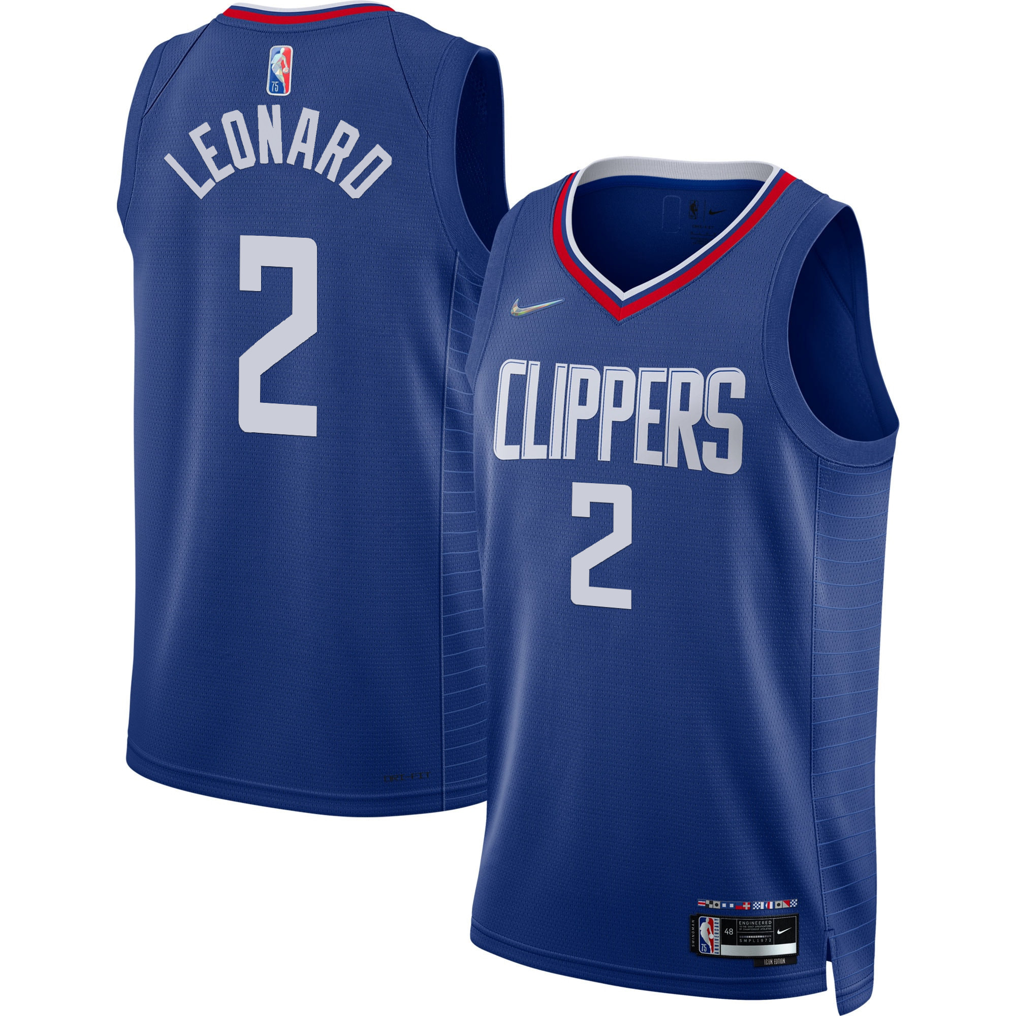 Kawhi Leonard Men's Los Angeles Clippers Swingman Icon Jersey - All Stitched
