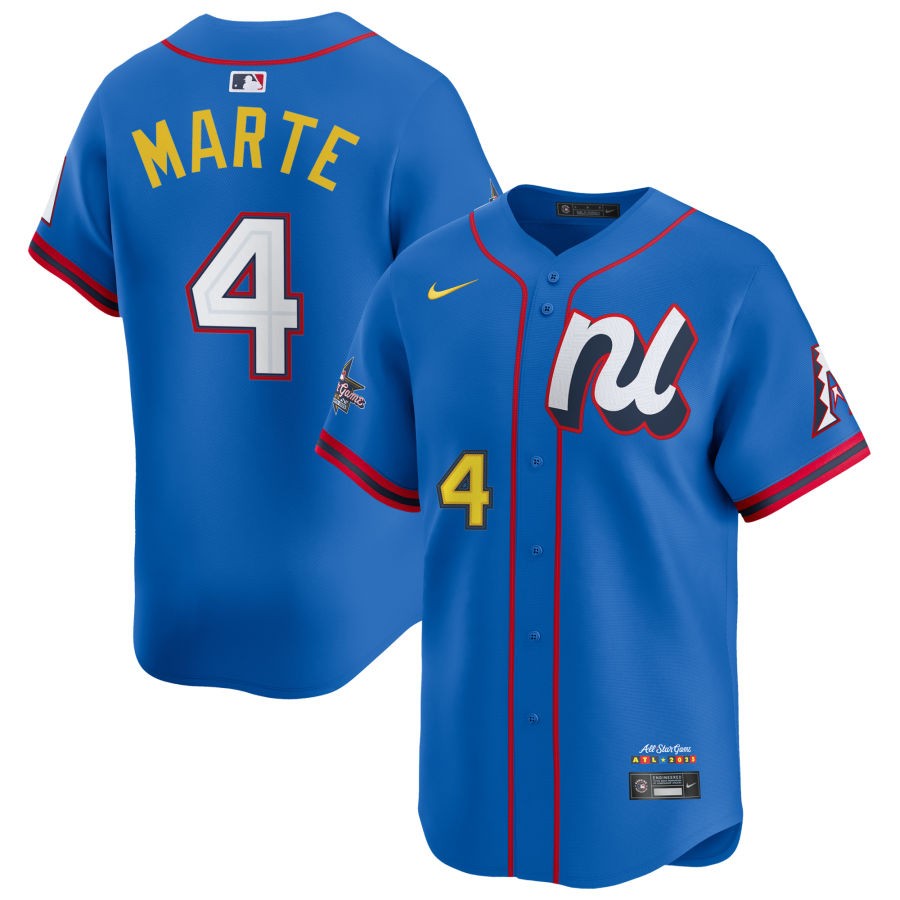 Ketel Marte National League 2025 All-Star Edition Limited Men Jersey - Blue (1)