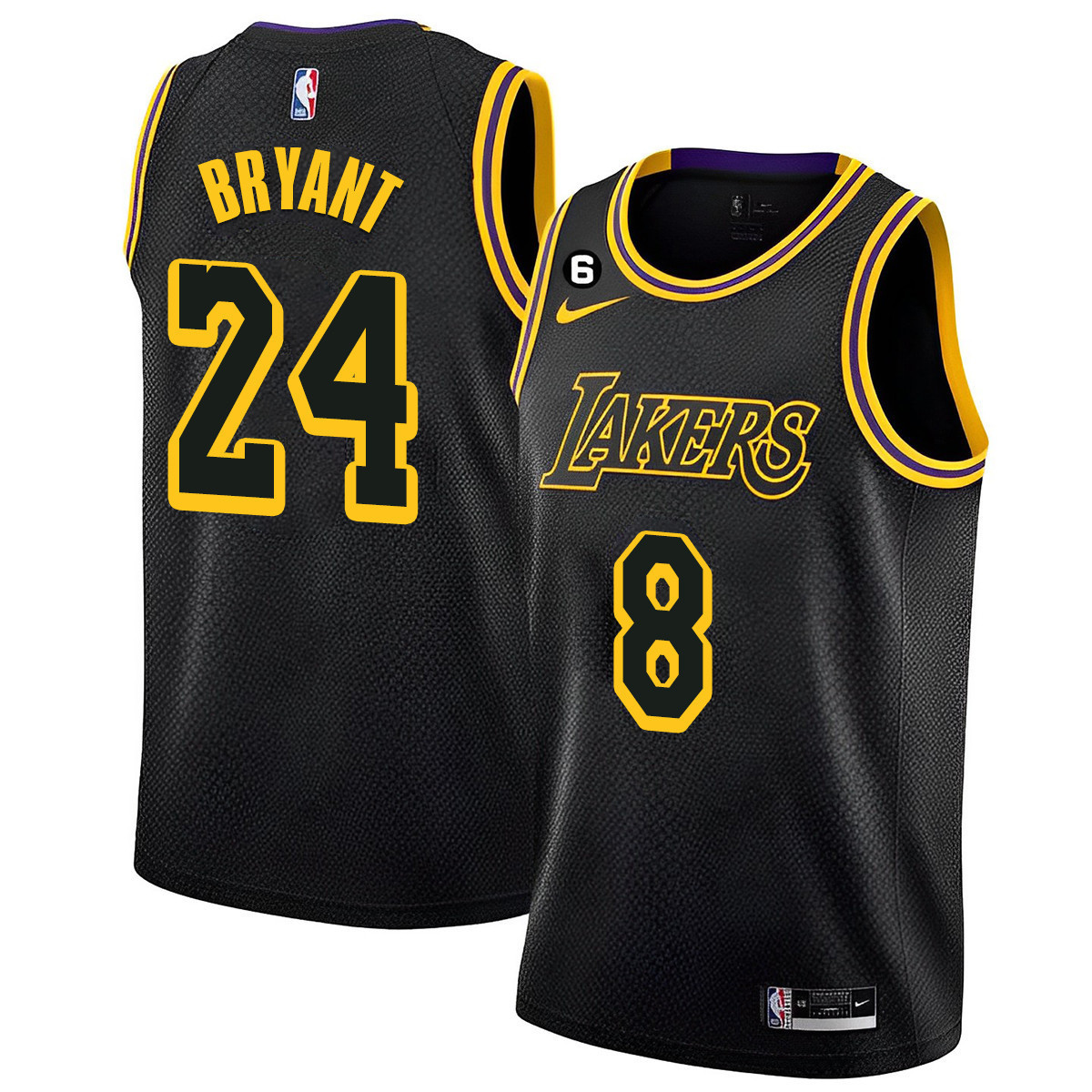 Kobe Bryant Men's Los Angeles Lakers 2023 Black Mamba Jersey Collection - All Stitched