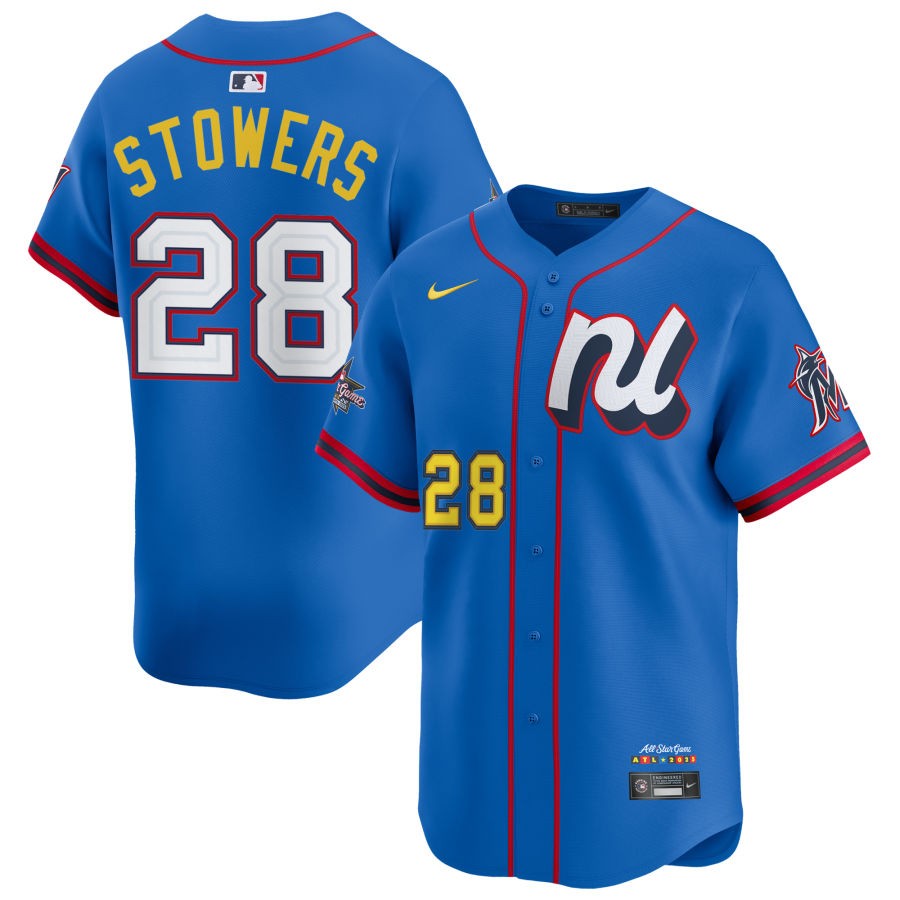Kyle Stowers National League 2025 All-Star Edition Limited Men Jersey - Blue (2)