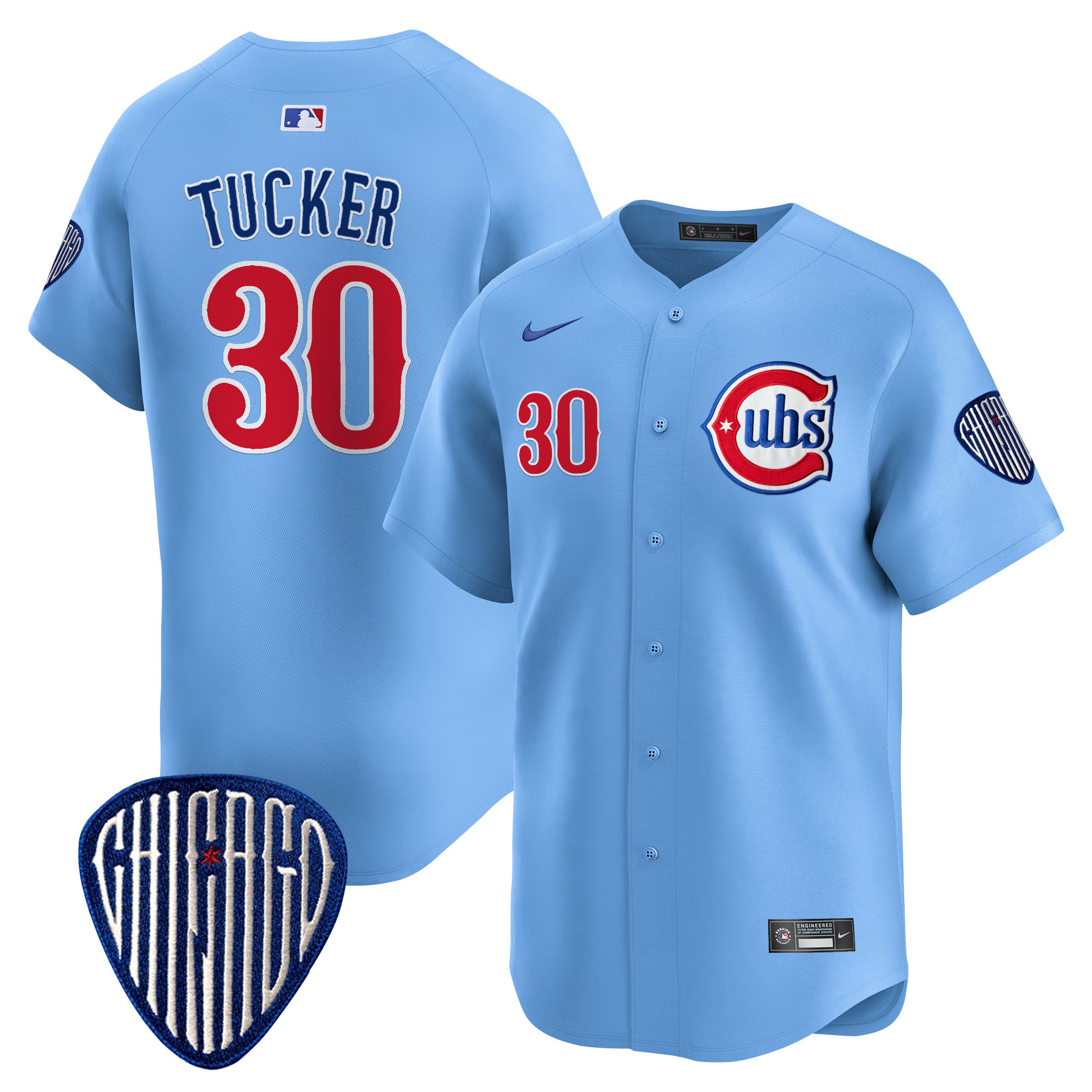 Kyle Tucker Men's Chicago Cubs Blue Alternate Vapor Premier Limited Blue Jersey - All Stitched