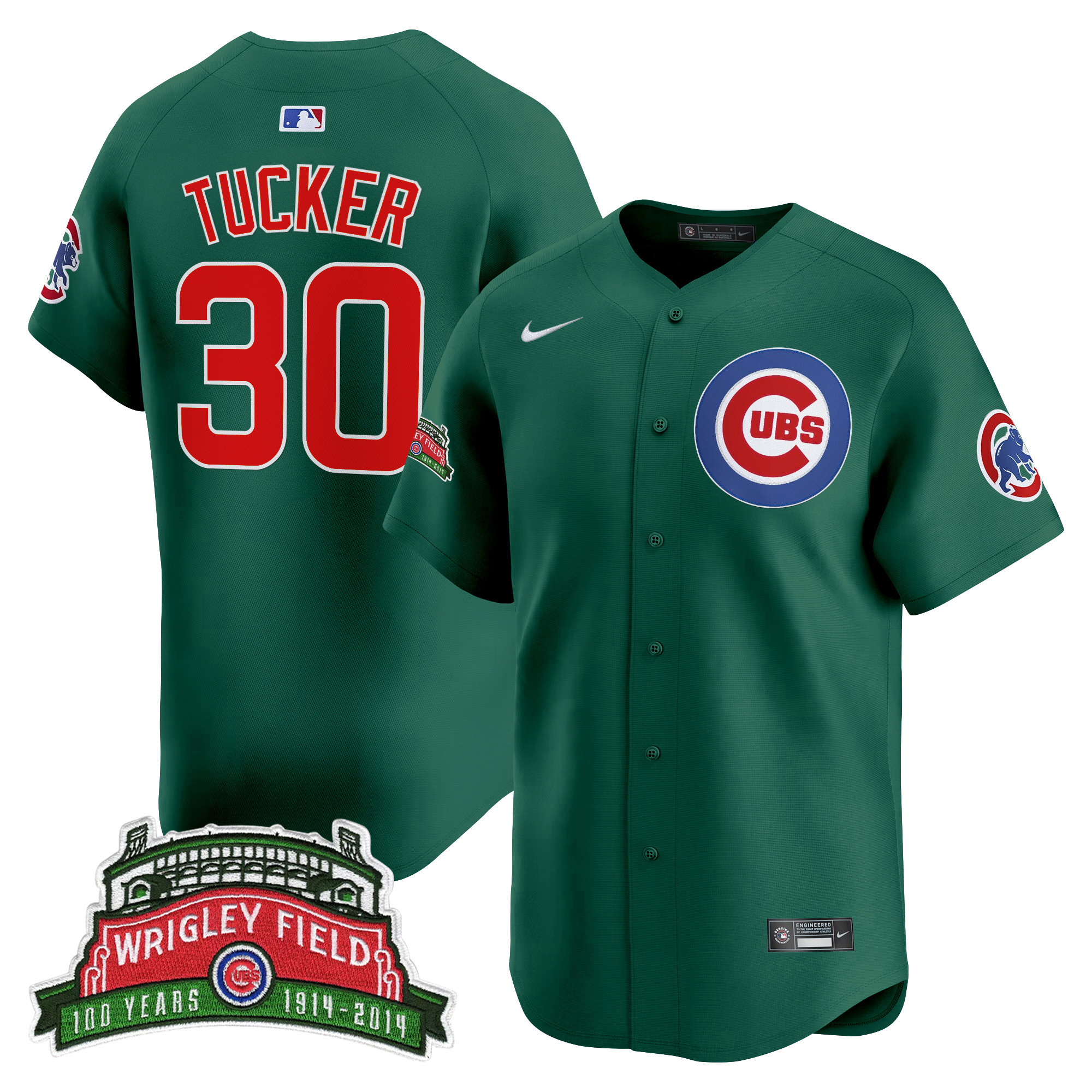 Kyle Tucker Men's Chicago Cubs Wrigley Field Style Vapor Premier Limited Wrigley Field Jersey - All Stitched