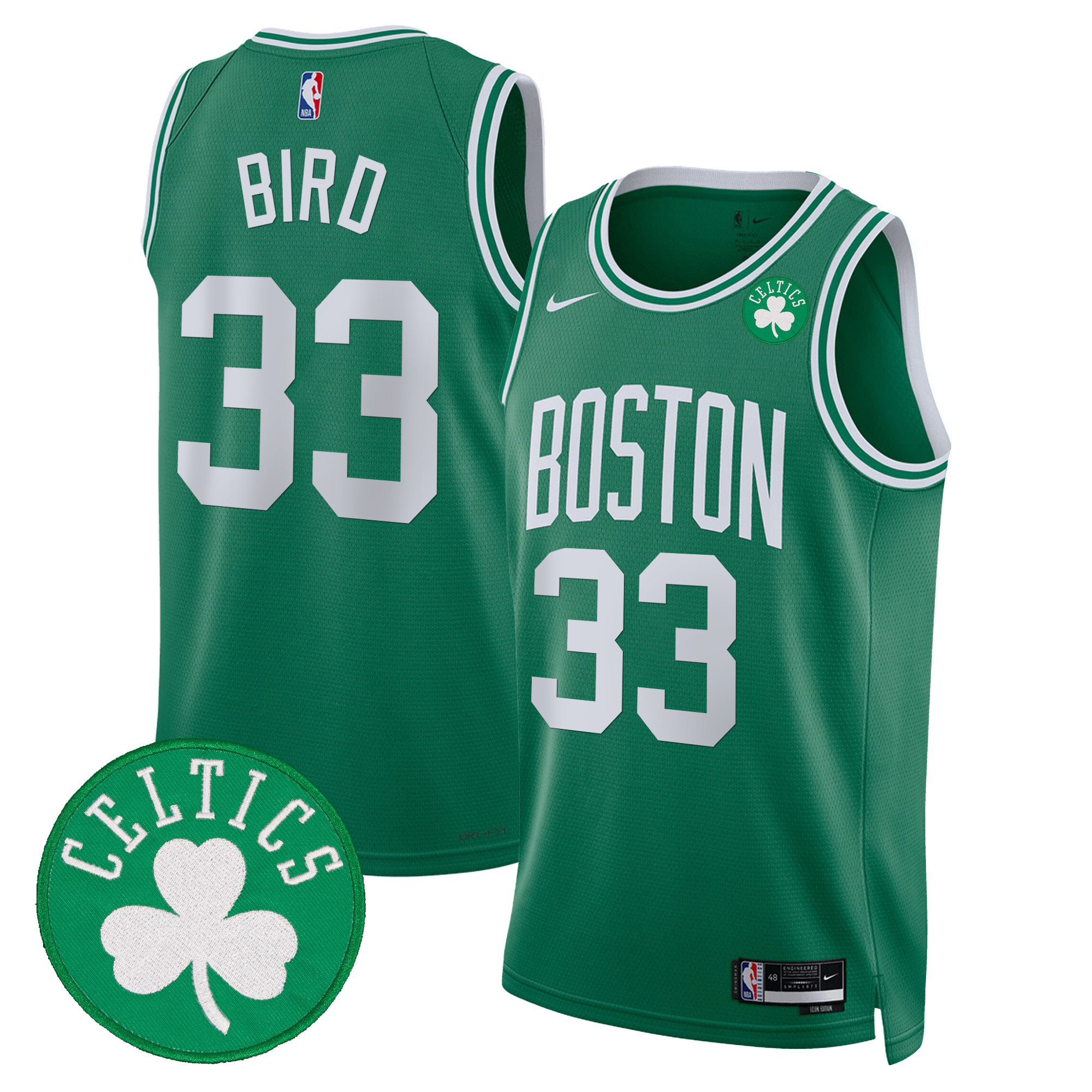 Larry Bird Men's Boston Celtics Swingman Icon Jersey - All Stitched