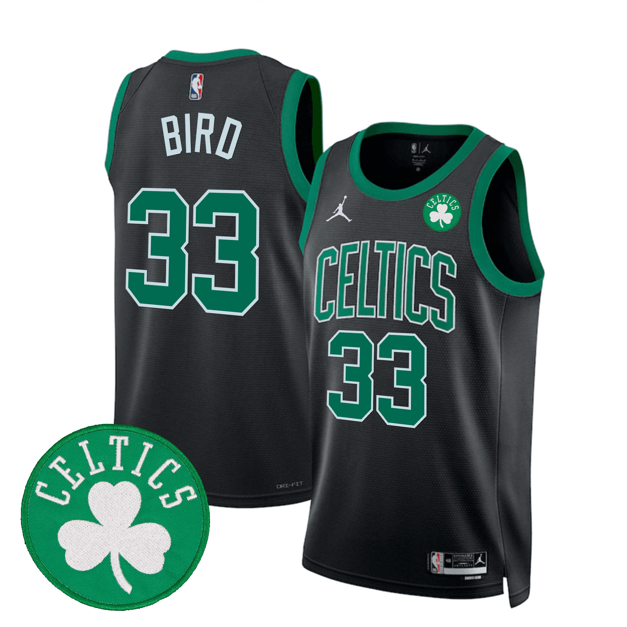 Larry Bird Men's Boston Celtics Swingman Statement Jersey - All Stitched