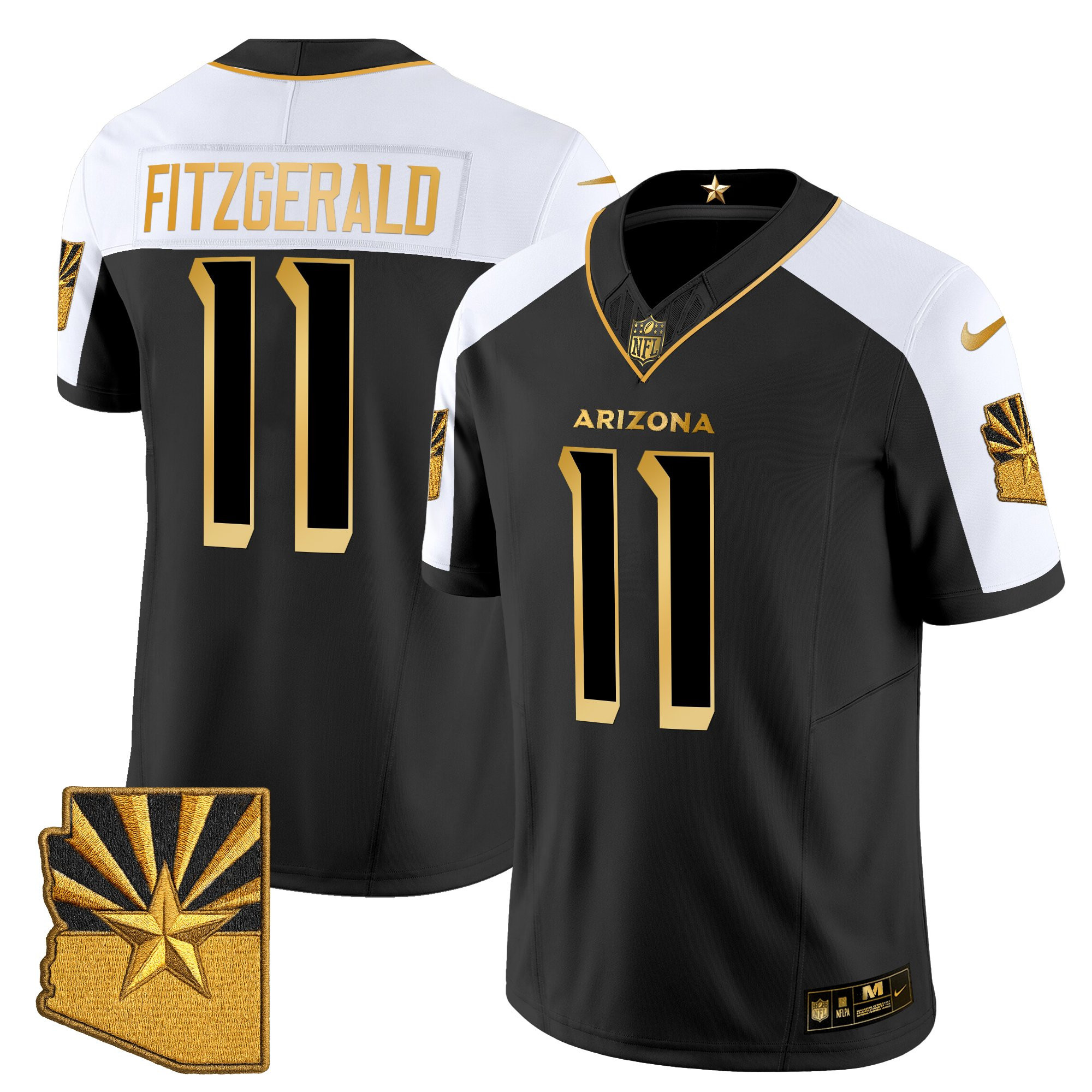Larry Fitzgerald Men's Arizona Cardinals 2025 Rivalries Gold Vapor Limited Alternate Jersey - All Stitched