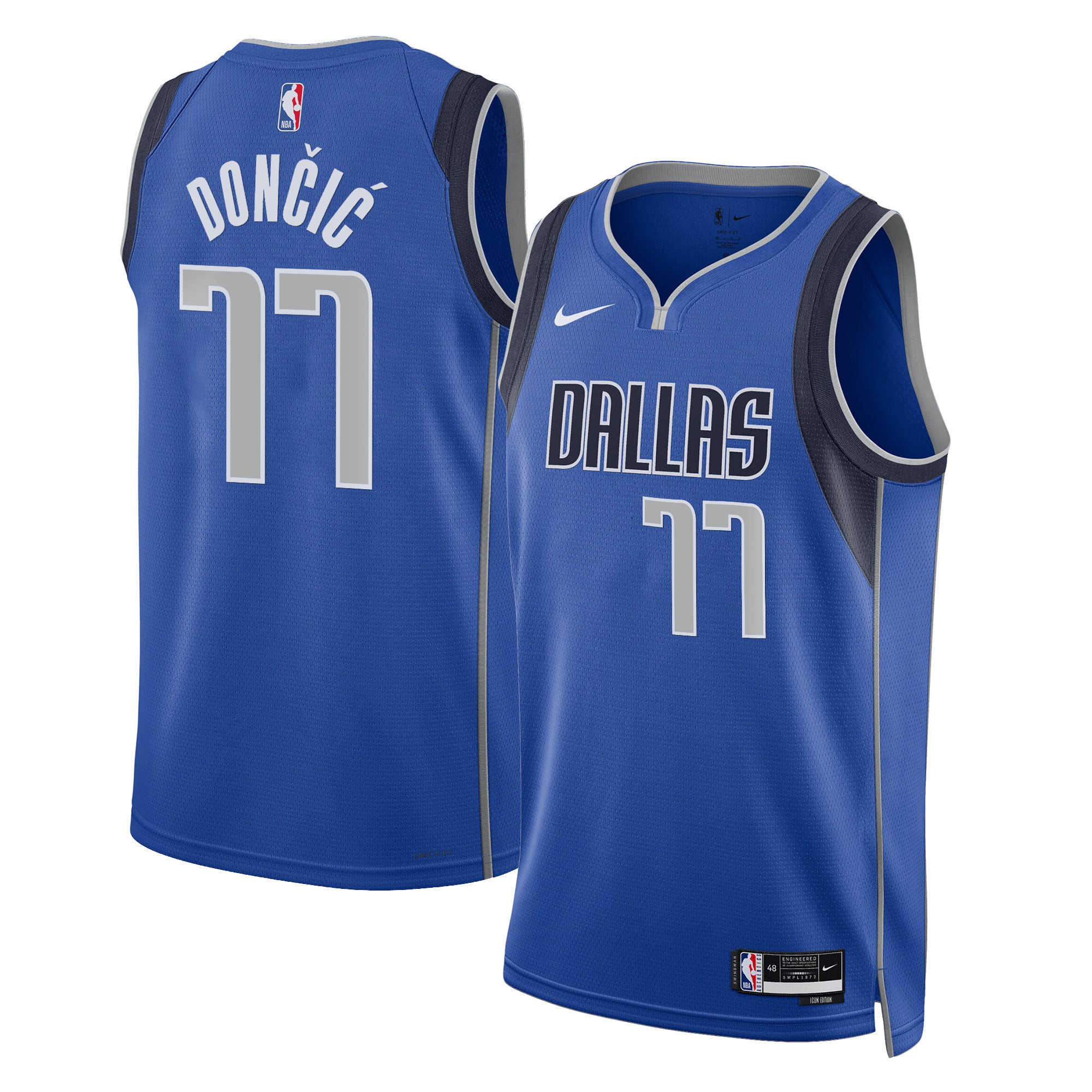 Luka Doncic Men's Dallas Mavericks Swingman Icon Jersey - All Stitched